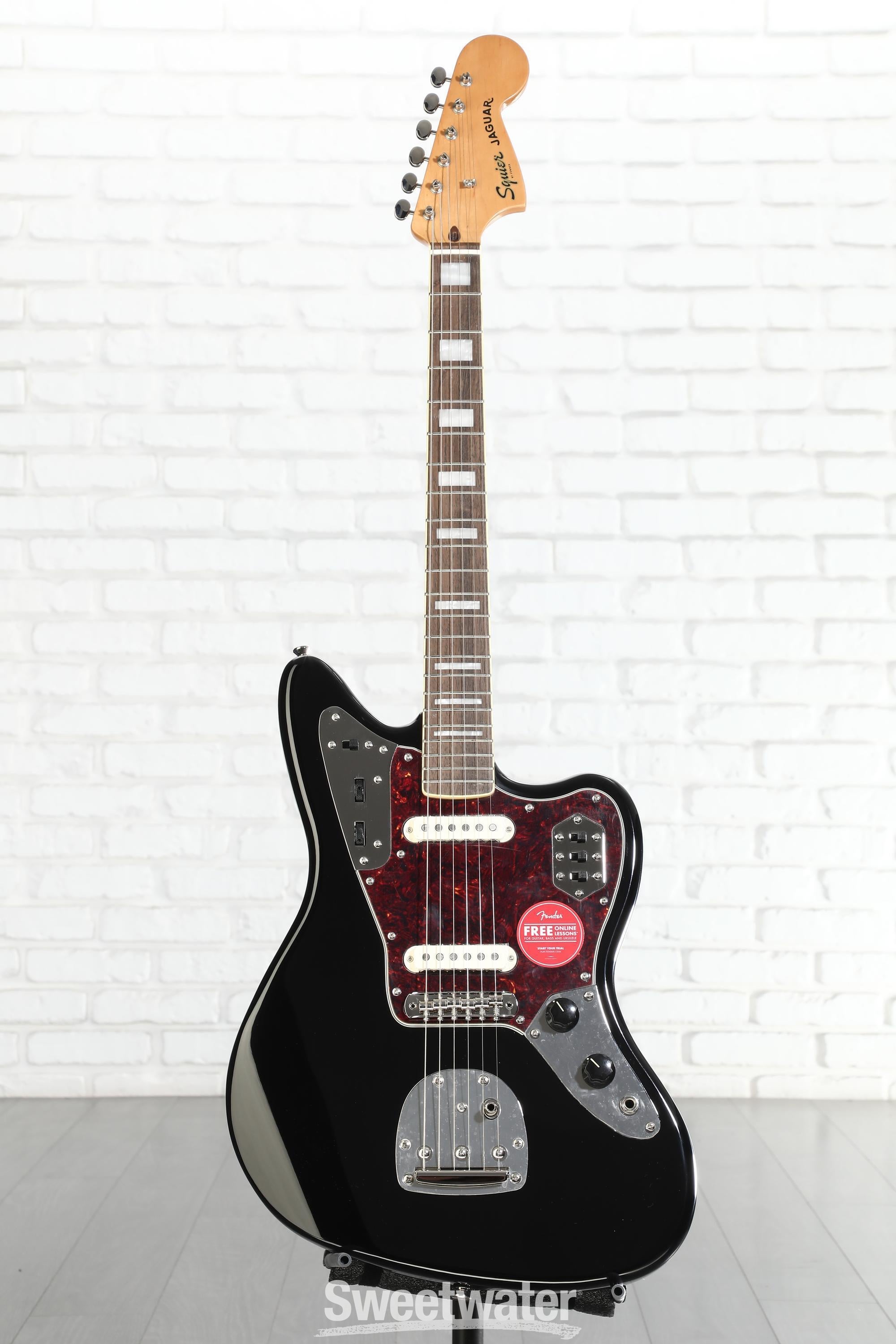 Squier Classic Vibe '70s Jaguar - Black | Sweetwater