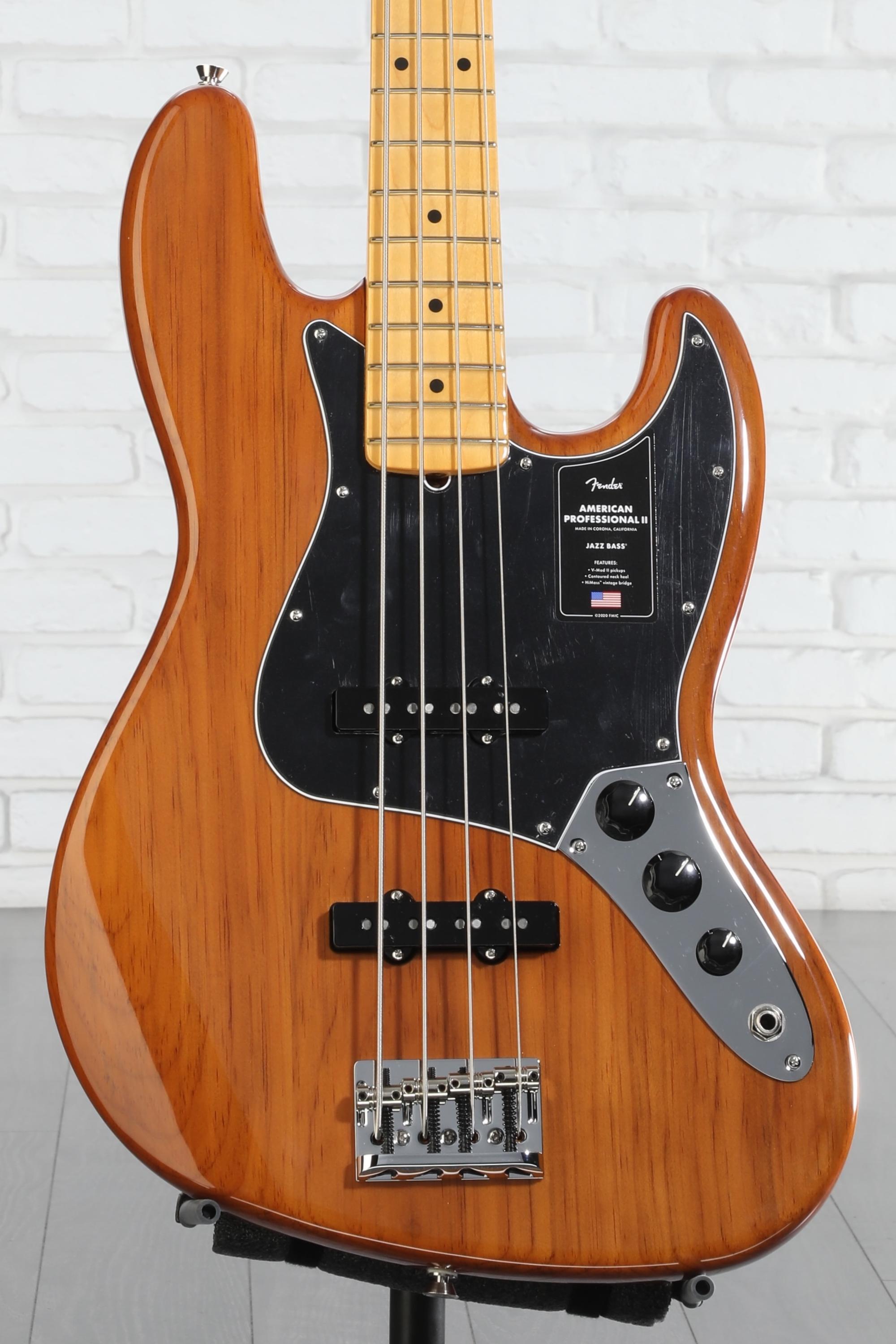 Fender American Professional II Jazz Bass Guitar - Natural Reviews