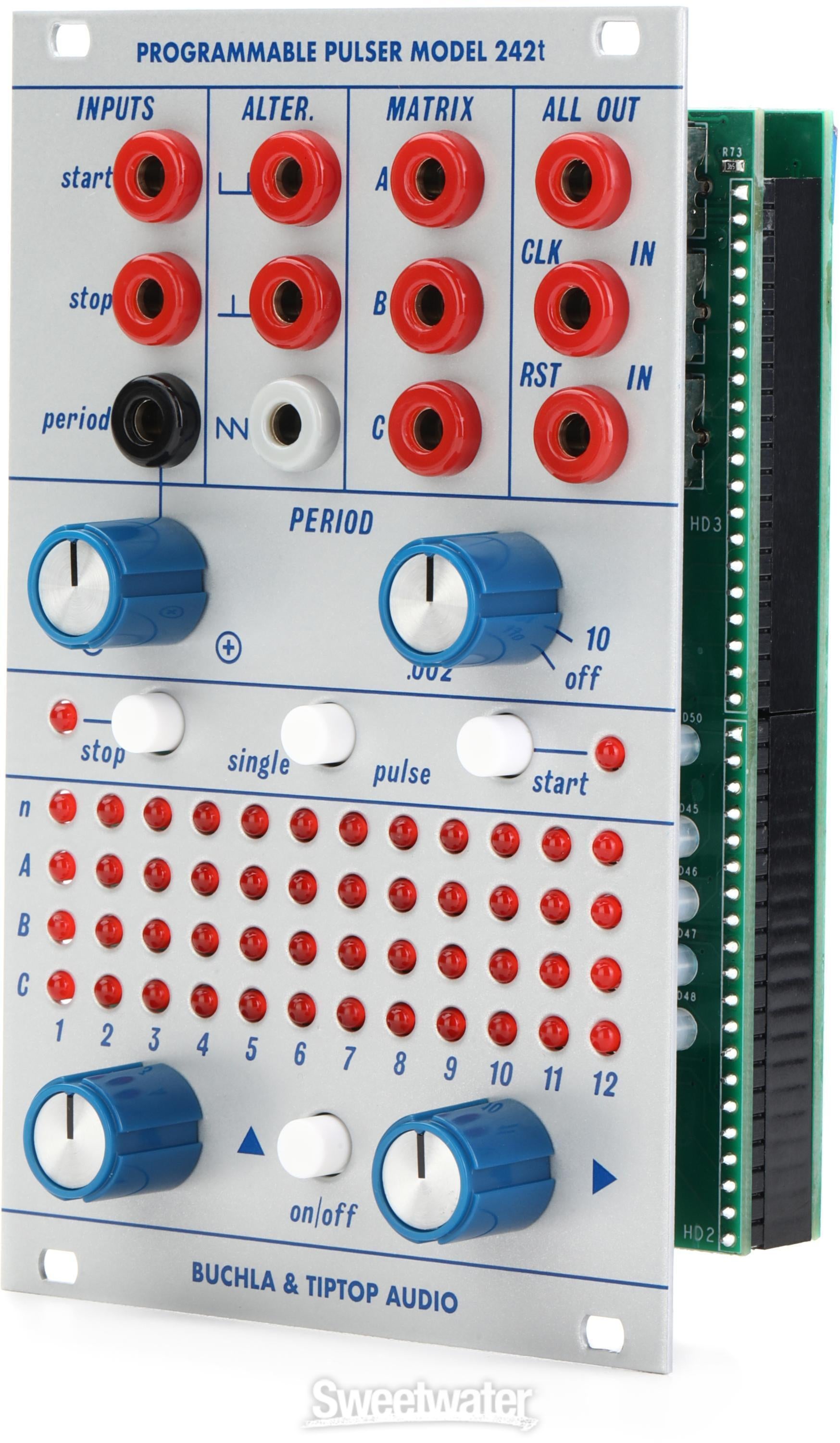 鍵盤楽器 Buchla & Tiptop Audio Model 242t Modular Tiptop Audio Buchla 242t Programmable Pulser Eurorack Module