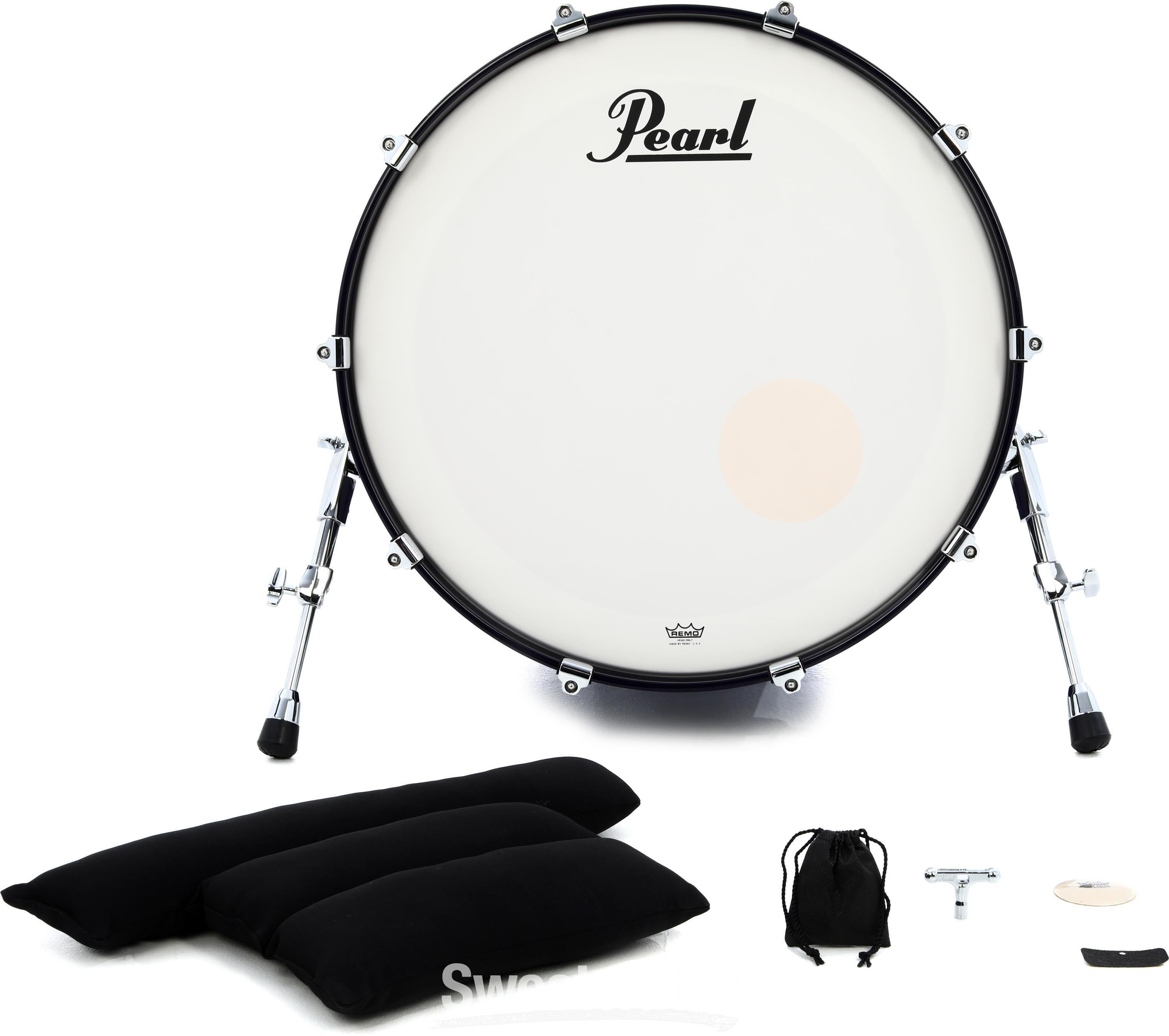 Pearl Masters Maple Pure Bass Drum - 18 x 24 inch - Kobalt Blue 