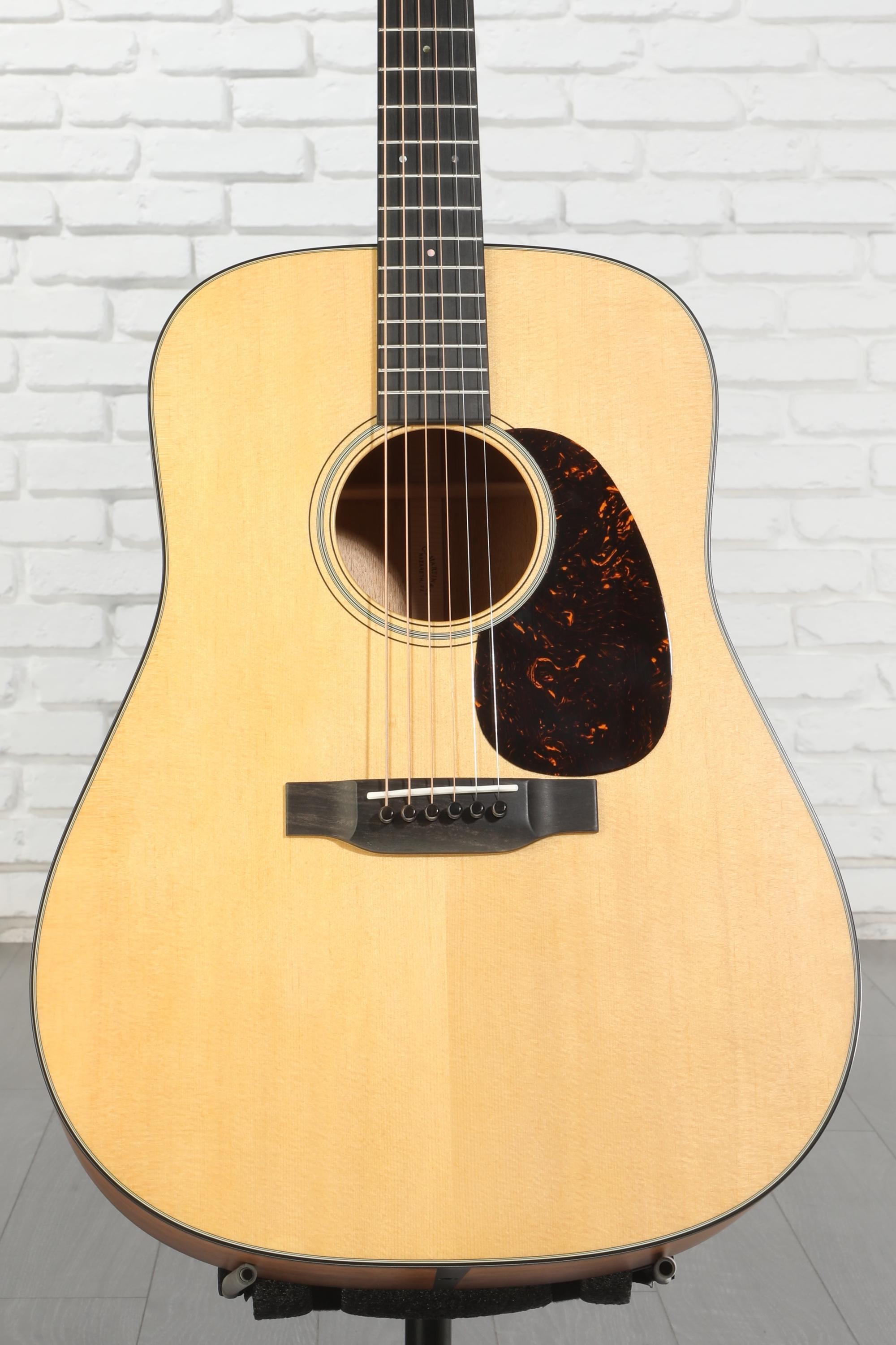 Martin D-18 Satin Standard Series Acoustic Guitar - Satin Natural