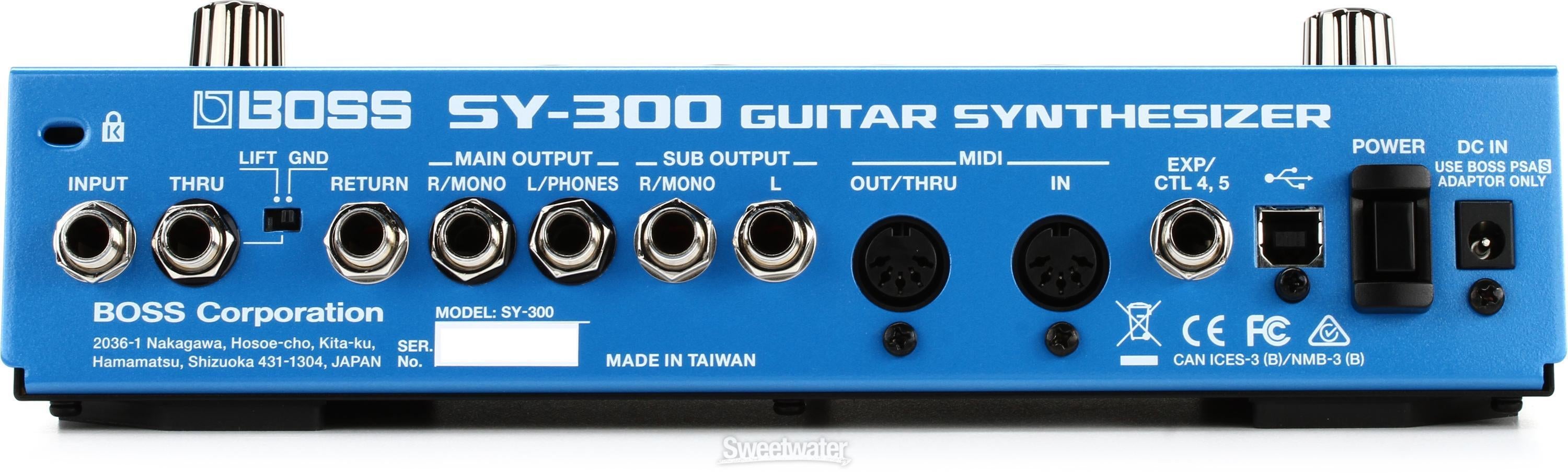 Boss SY-300 Advanced Guitar Synth Pedal | Sweetwater