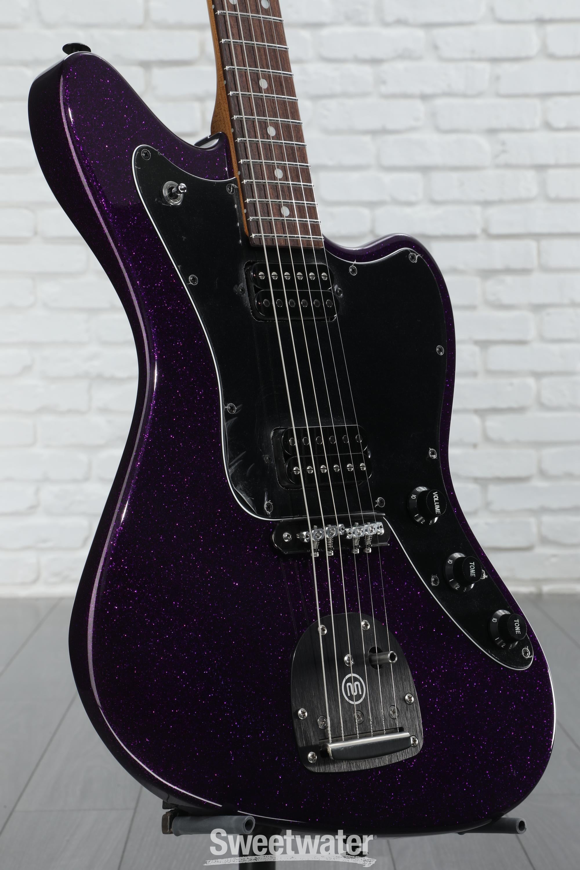 Suhr Custom Classic JM Electric Guitar - Purple Sparkle
