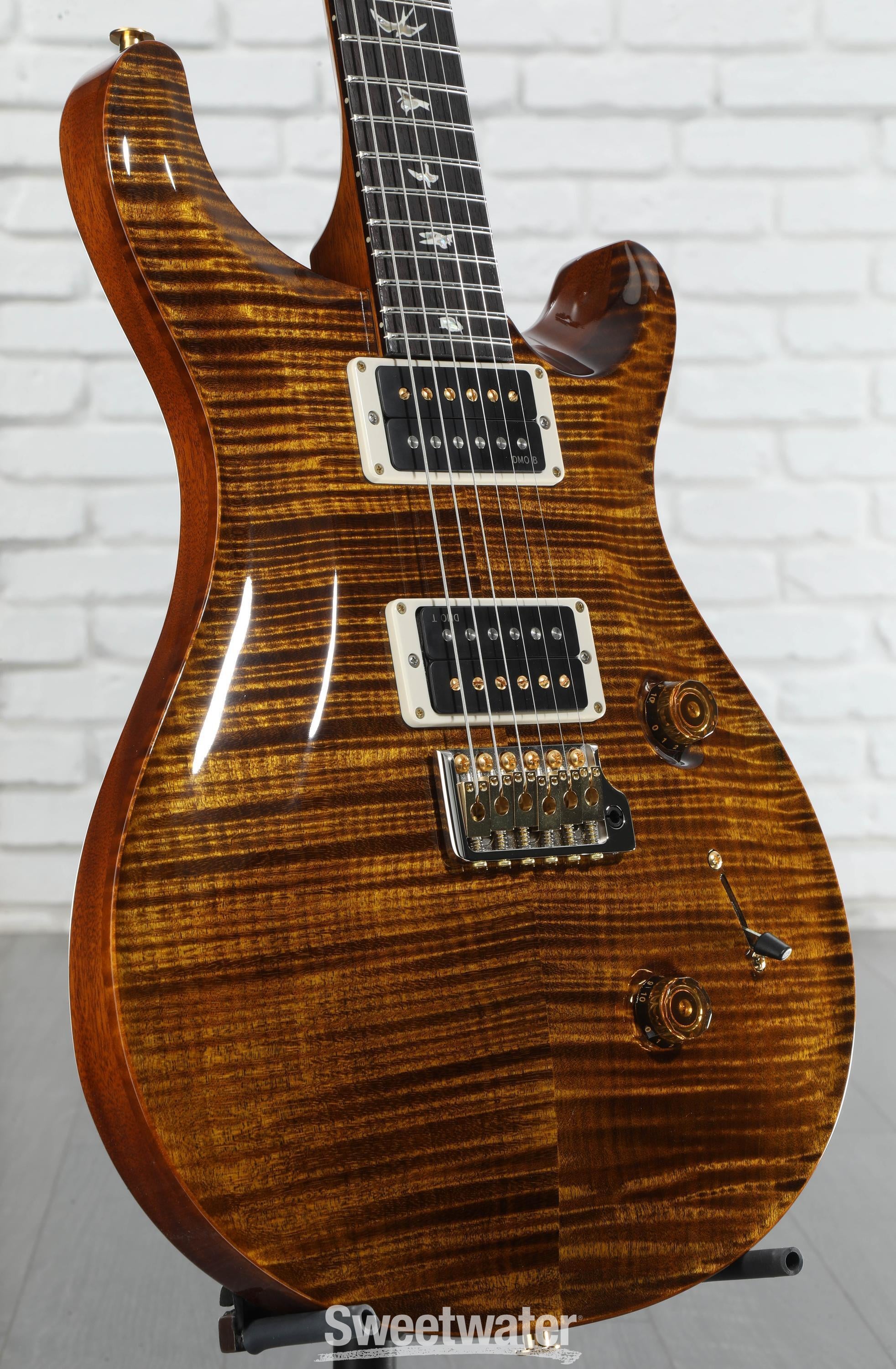 Photo of PRS Custom 24 10-Top Electric Guitar - Black Gold