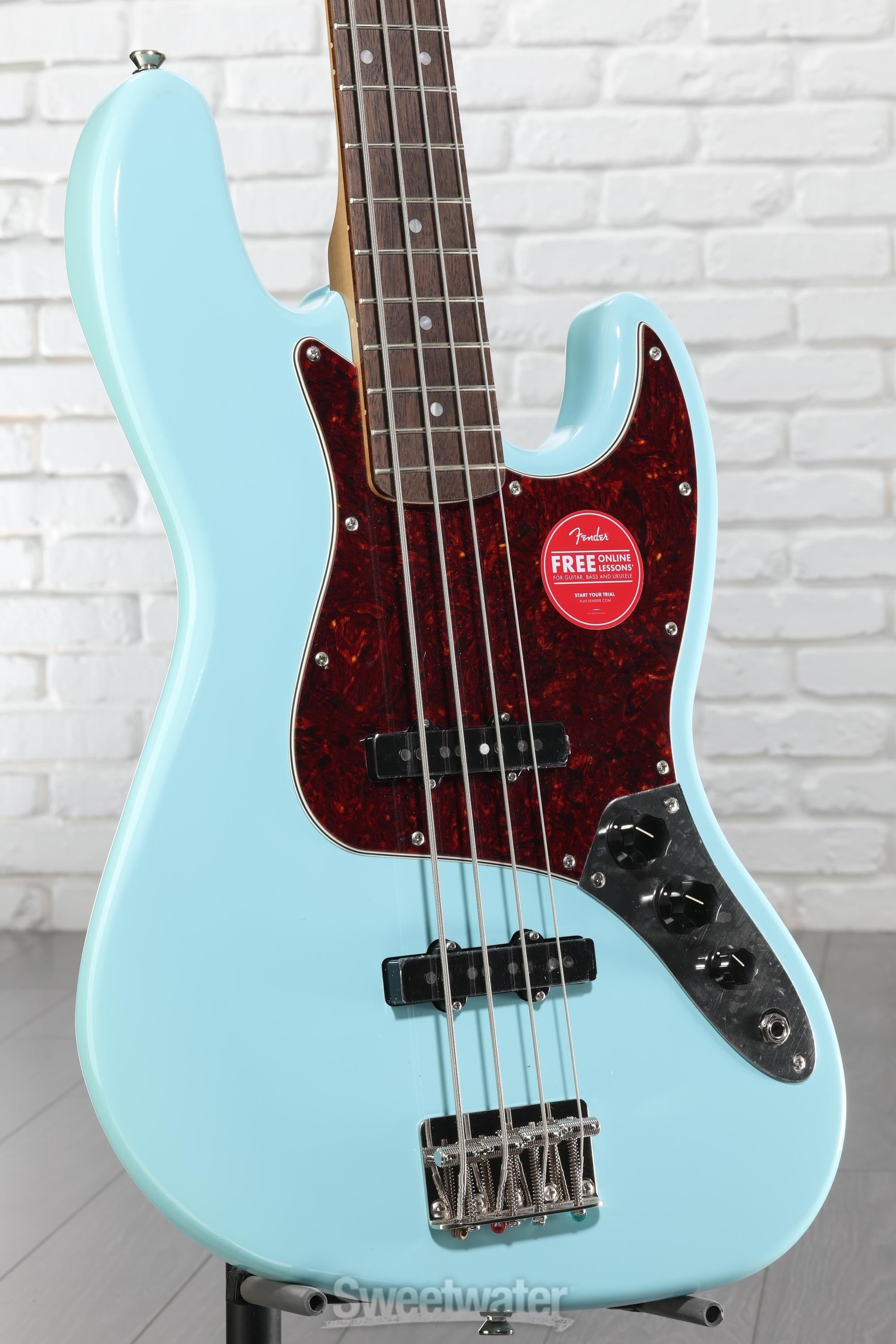 Squier Classic Vibe '60s Jazz Bass - Daphne Blue | Sweetwater