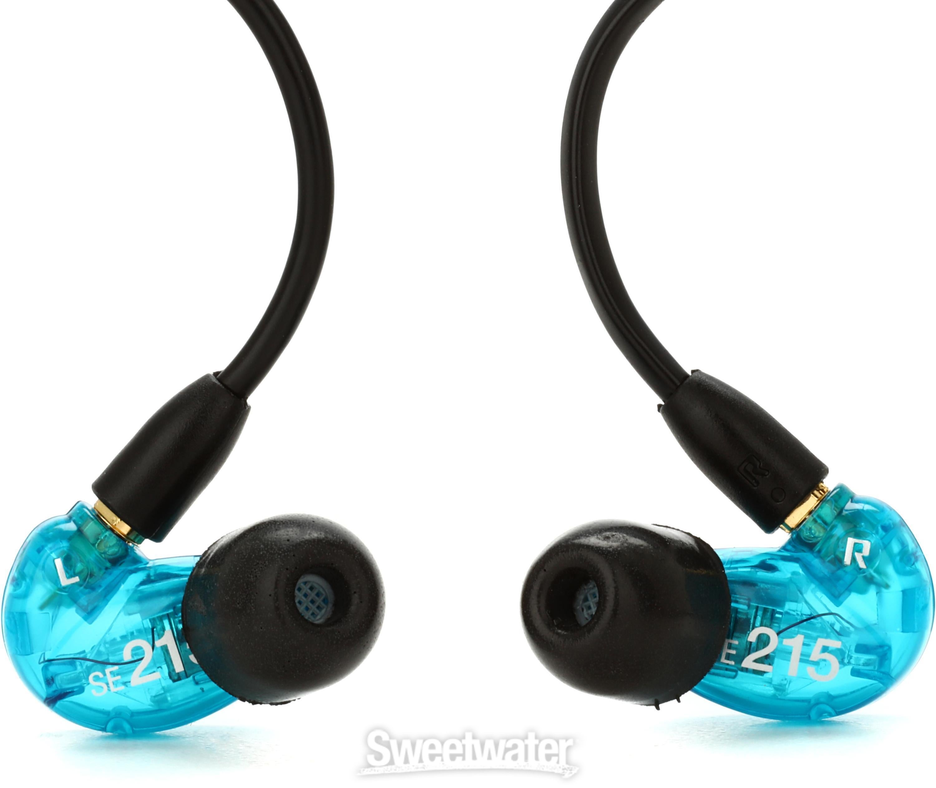 Shure AONIC 215 Sound Isolating Earphones - Blue | Sweetwater