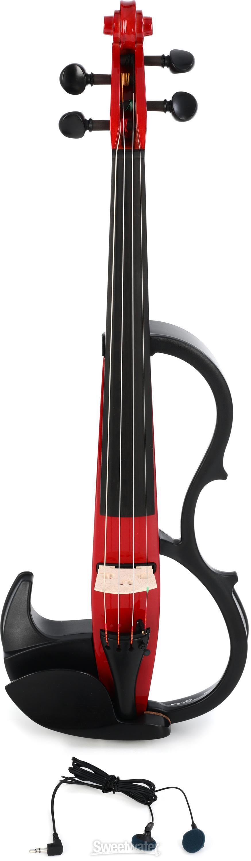 Yamaha Silent Series SV-200 Electric Violin - Red | Sweetwater