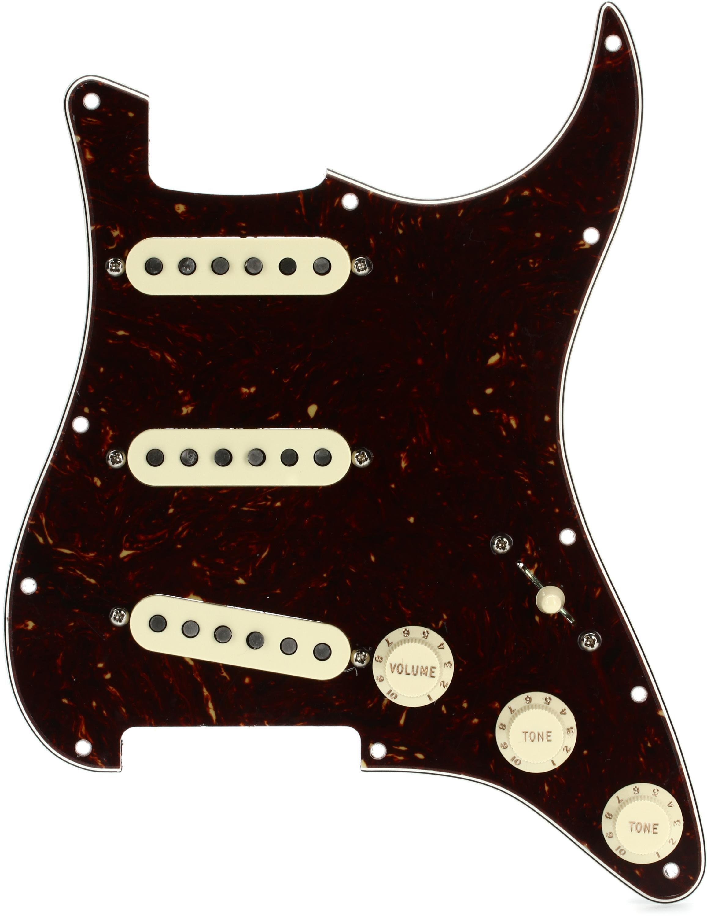 Fender Custom '69 SSS Pre-wired Stratocaster Pickguard - Tortoise 
