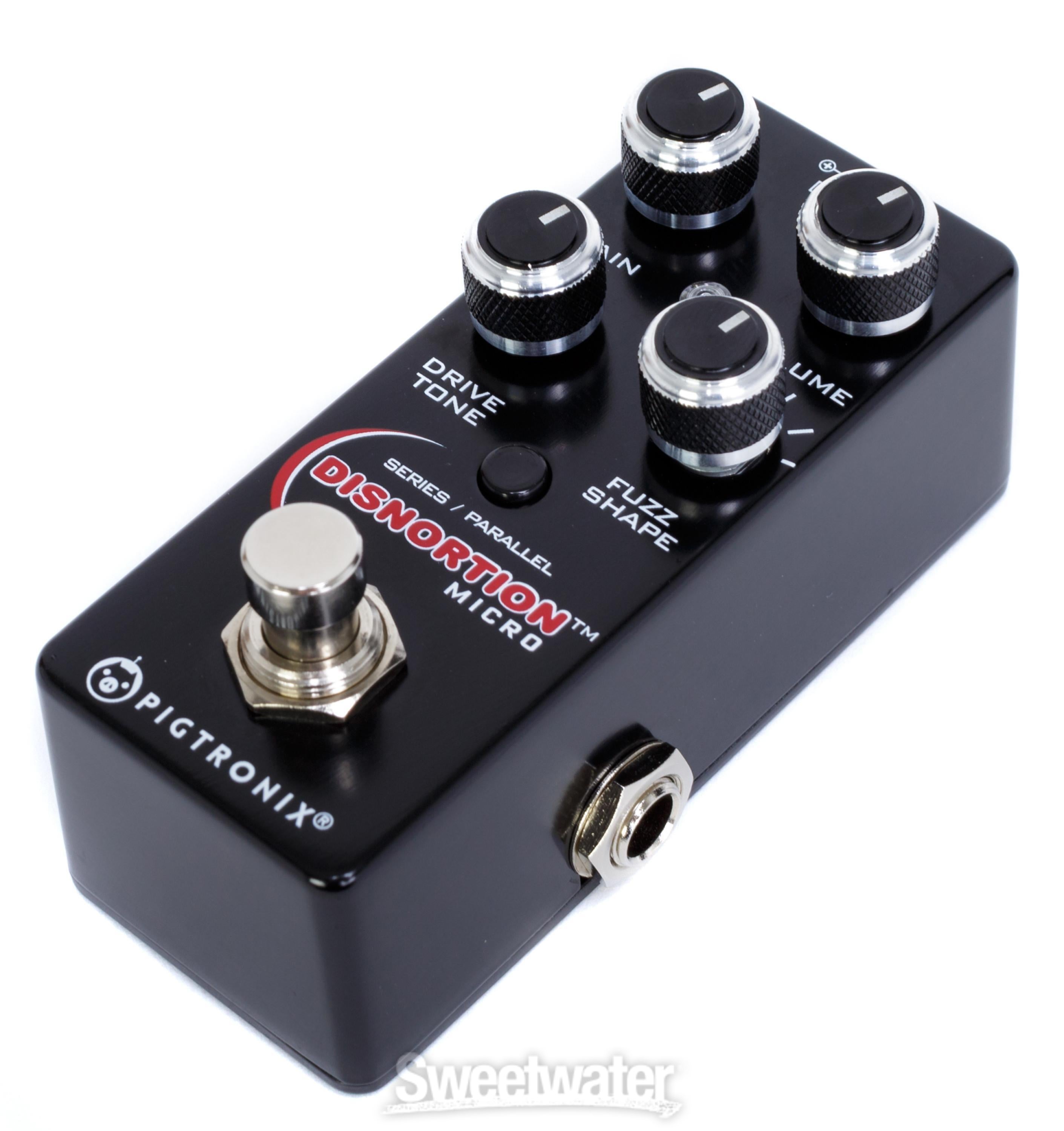 Pigtronix Disnortion Micro Analog Fuzz & Overdrive Pedal | Sweetwater