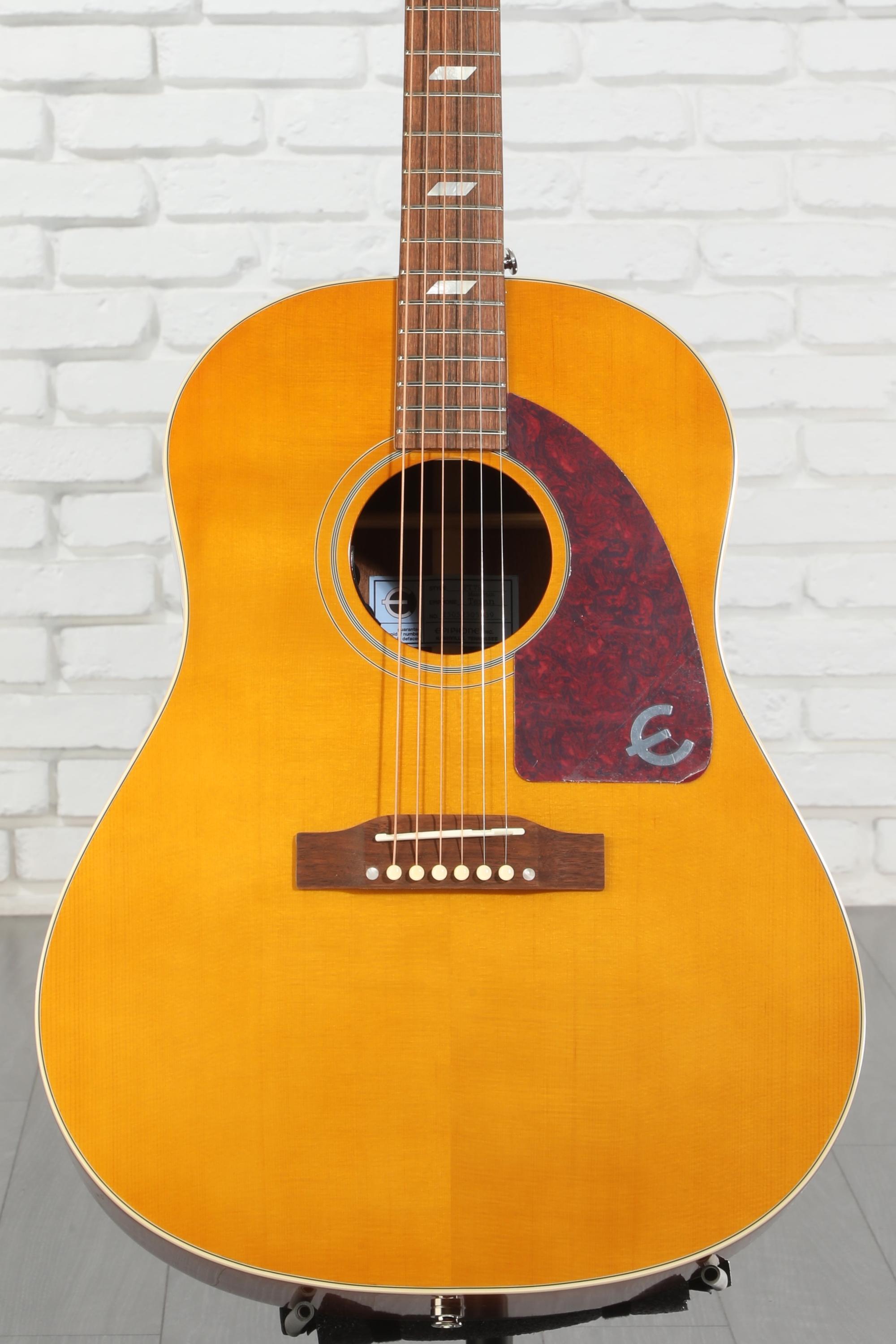 ギター Epiphone FT-79 Masterbilt Texan Epiphone Masterbilt Texan Acoustic-Electric Guitar - Antique