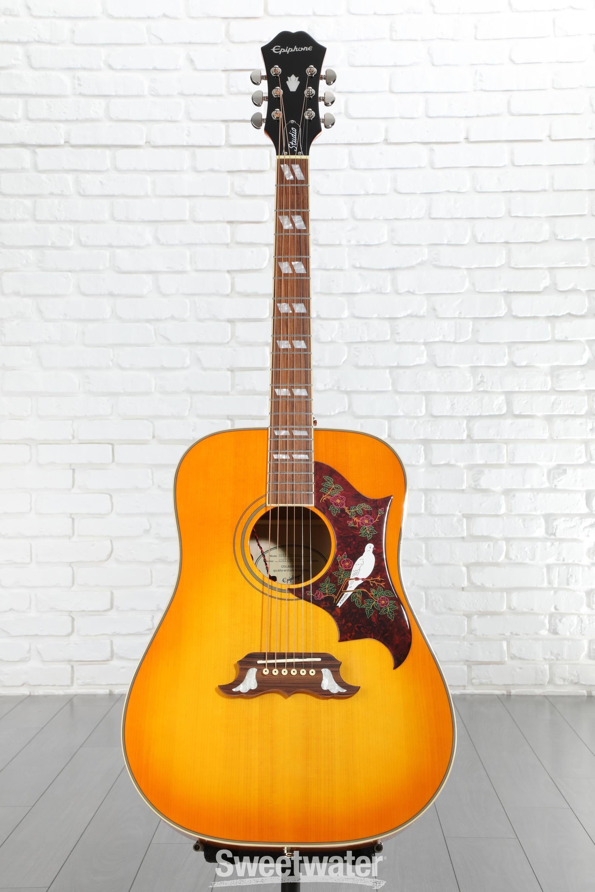 Epiphone Dove Studio Acoustic-electric Guitar - Violin Burst