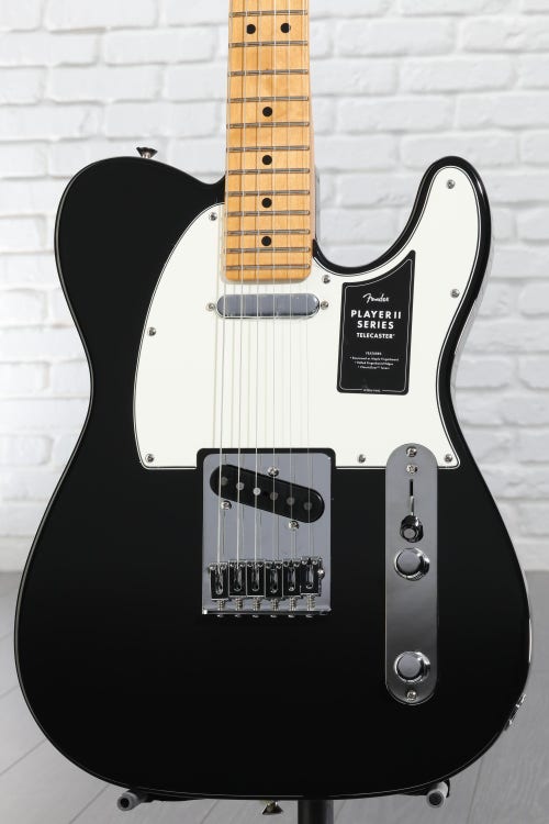 Fender Player II Telecaster Electric Guitar - Black with Maple Fingerboard