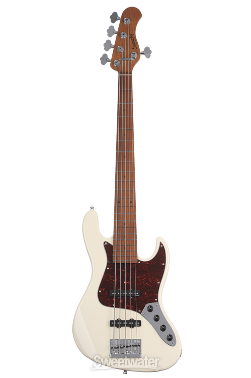 Sadowsky MetroExpress 21-fret Vintage JJ Bass, 5-string - Olympic White