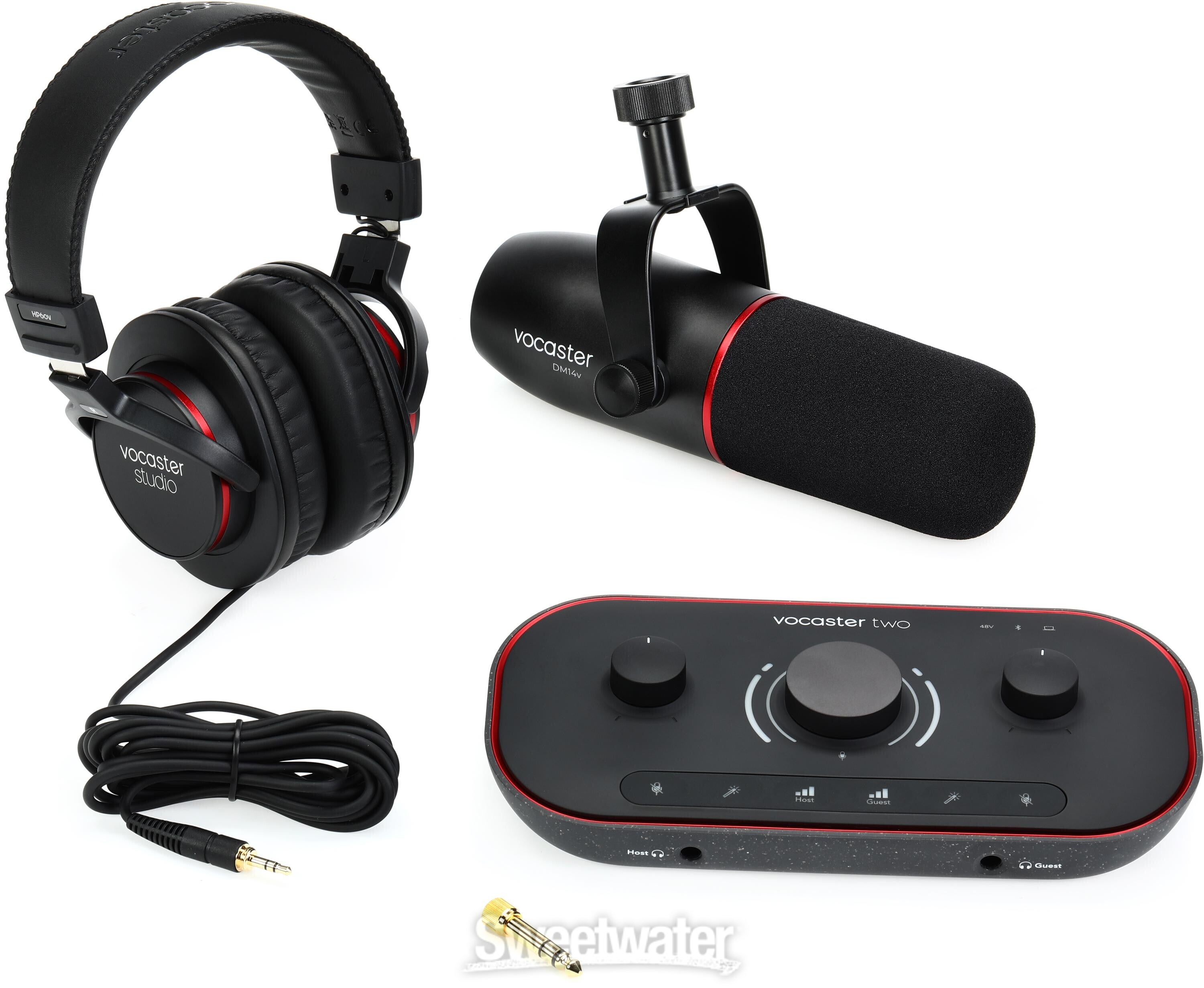 Focusrite Vocaster Two Studio USB-C Podcasting Audio Interface