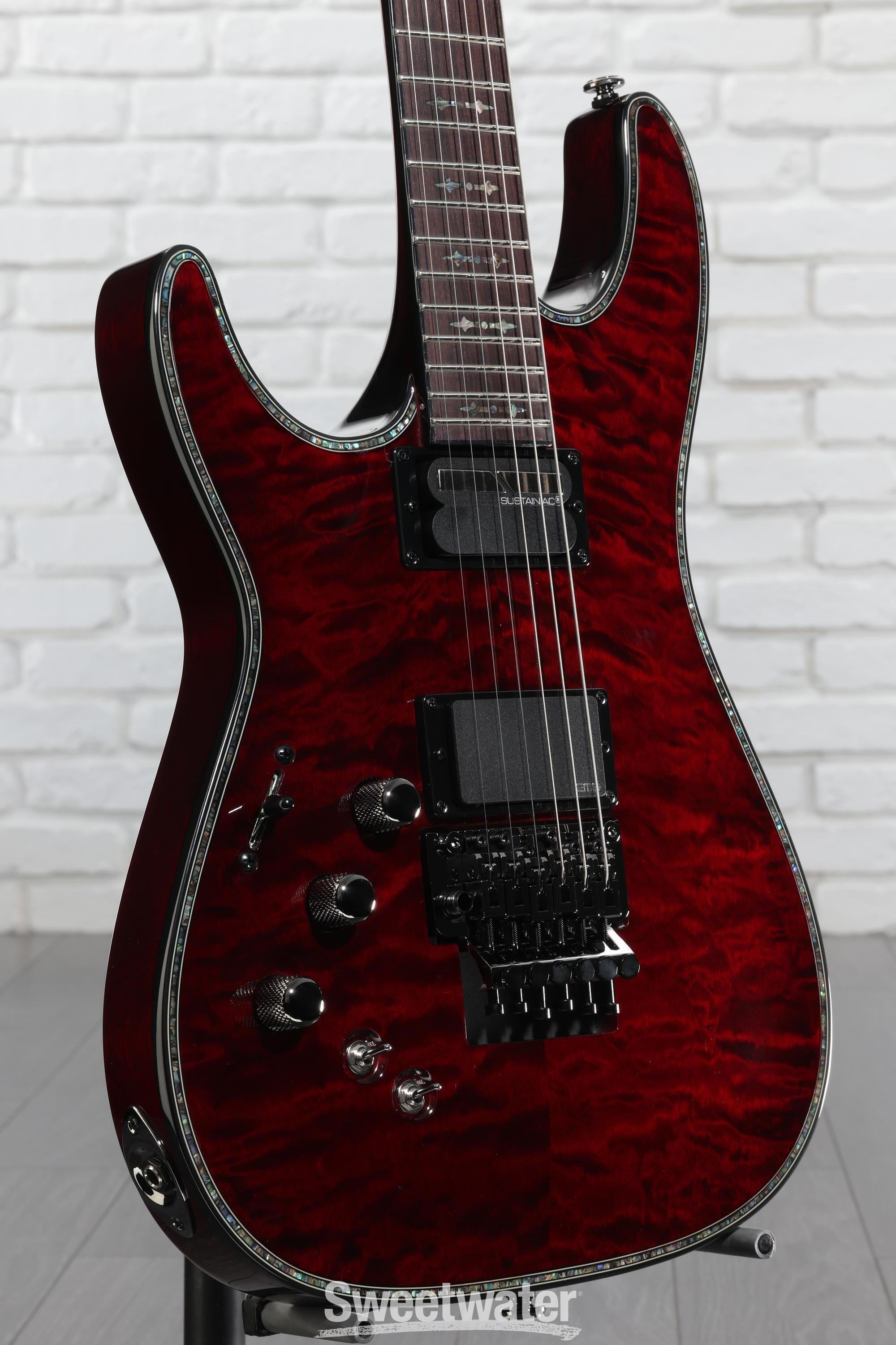 Schecter Hellraiser C-1 FR-S Left-handed - Black Cherry