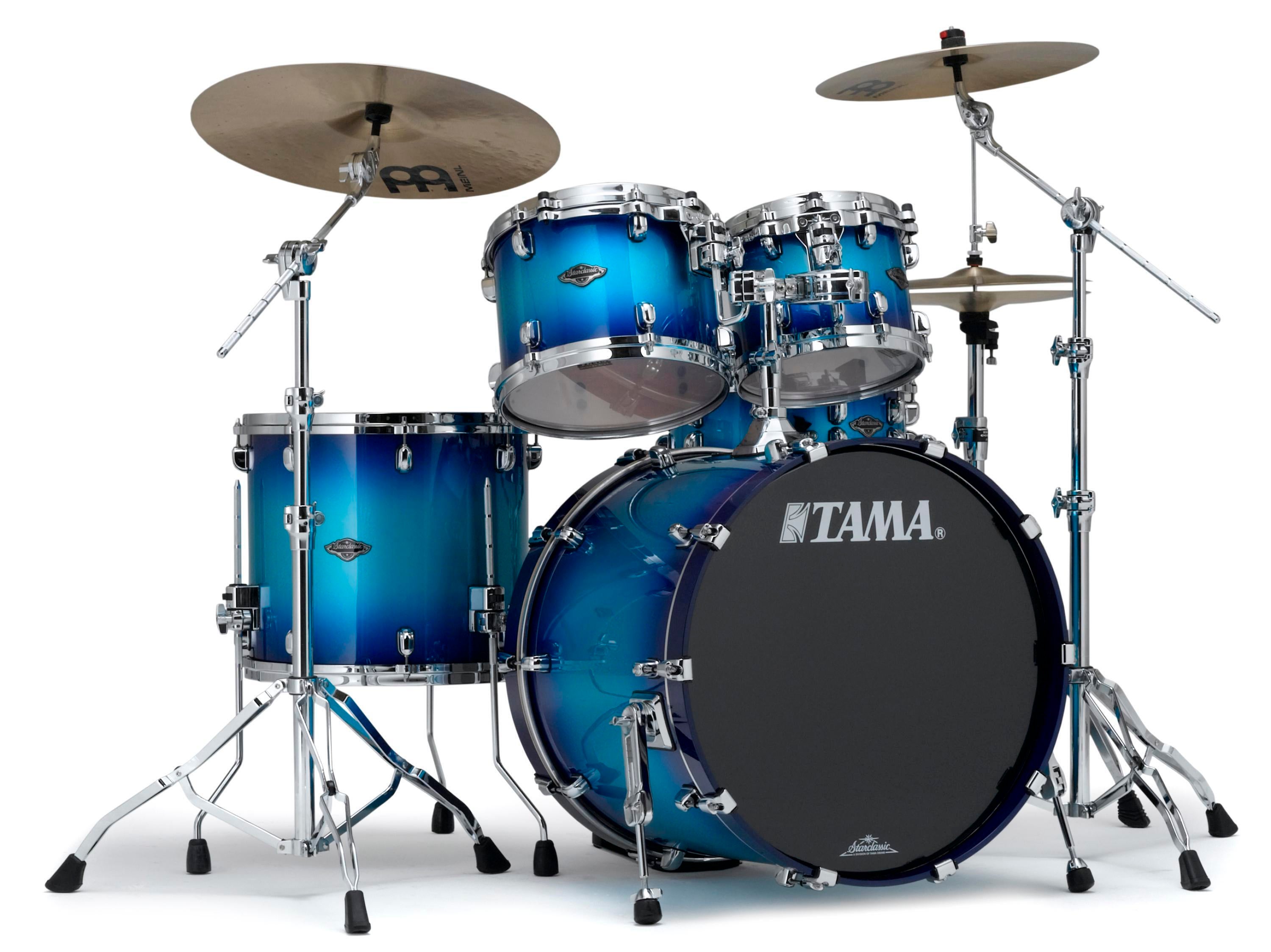 Tama Starclassic Performer B/B Lacquer 4-piece Shell Pack - Twilight Blue Burst | Sweetwater