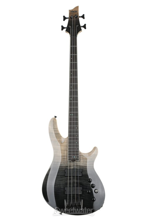 Schecter SLS Elite-4 Bass Guitar - Black Fade Burst | Sweetwater