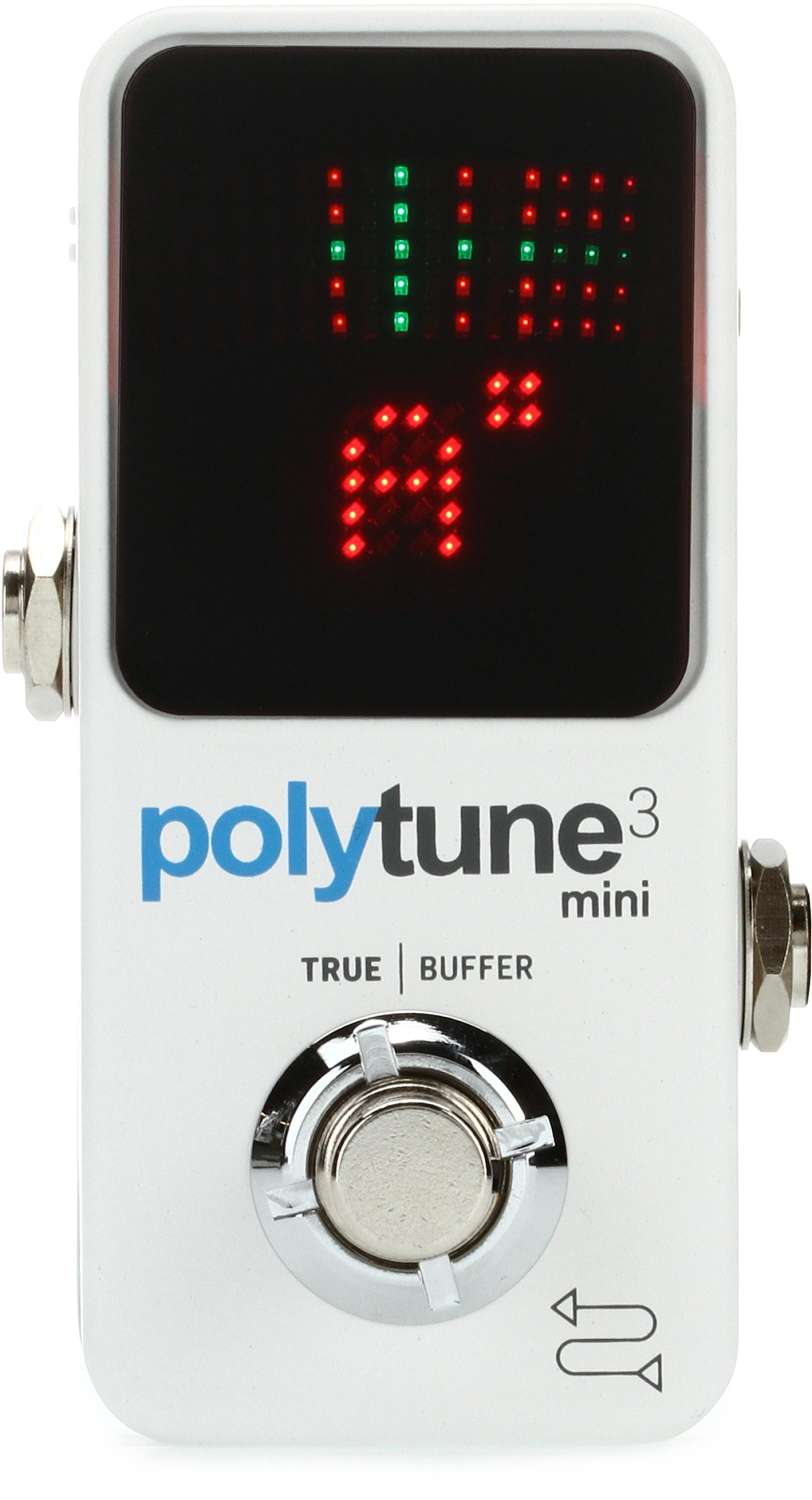 TC Electronic PolyTune 3 Polyphonic LED Guitar Tuner Pedal with