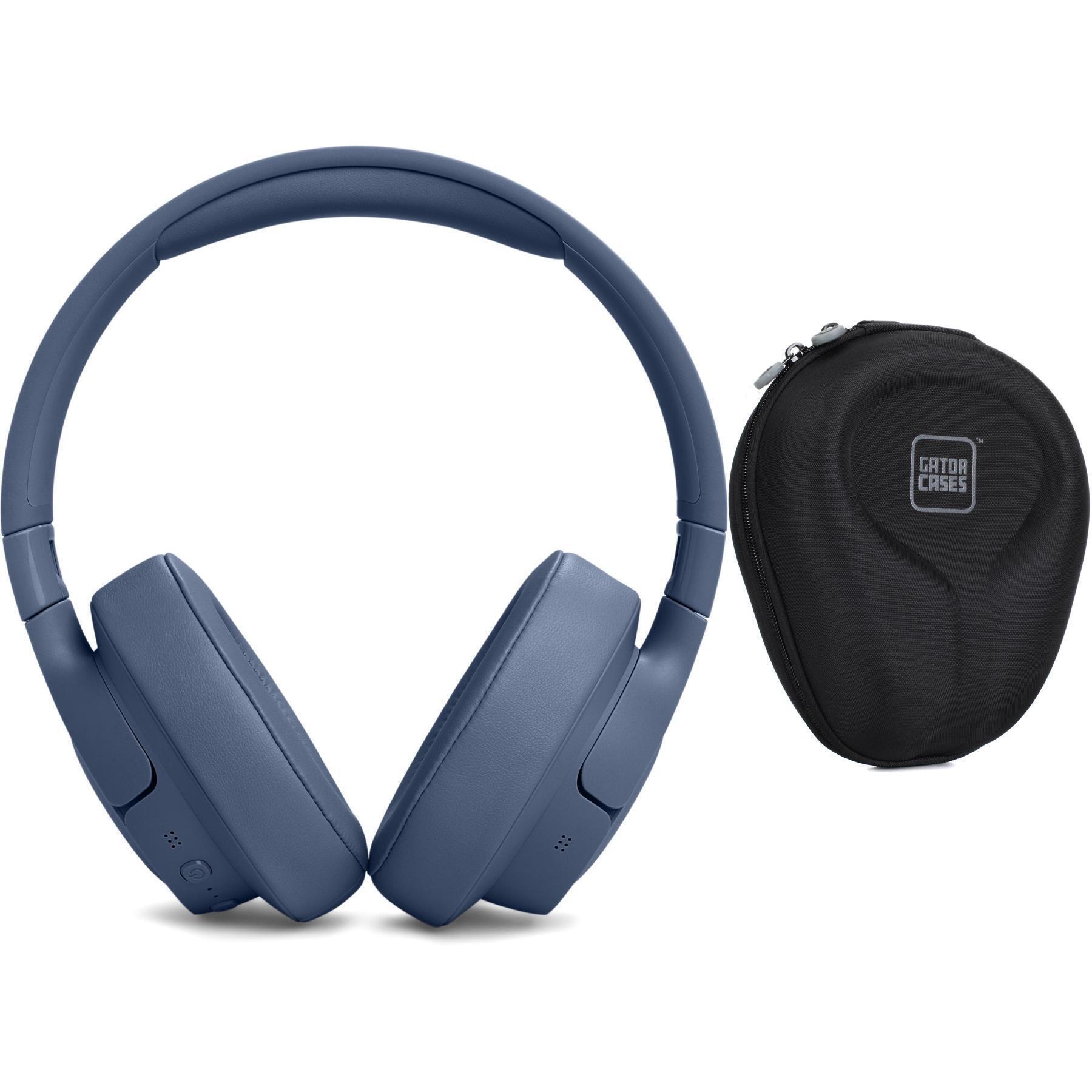 JBL TUNE 770 NC 【おまけクッションケース付き】 JBL Tune 770NC Over-ear Wireless Headphones with Case - Blue