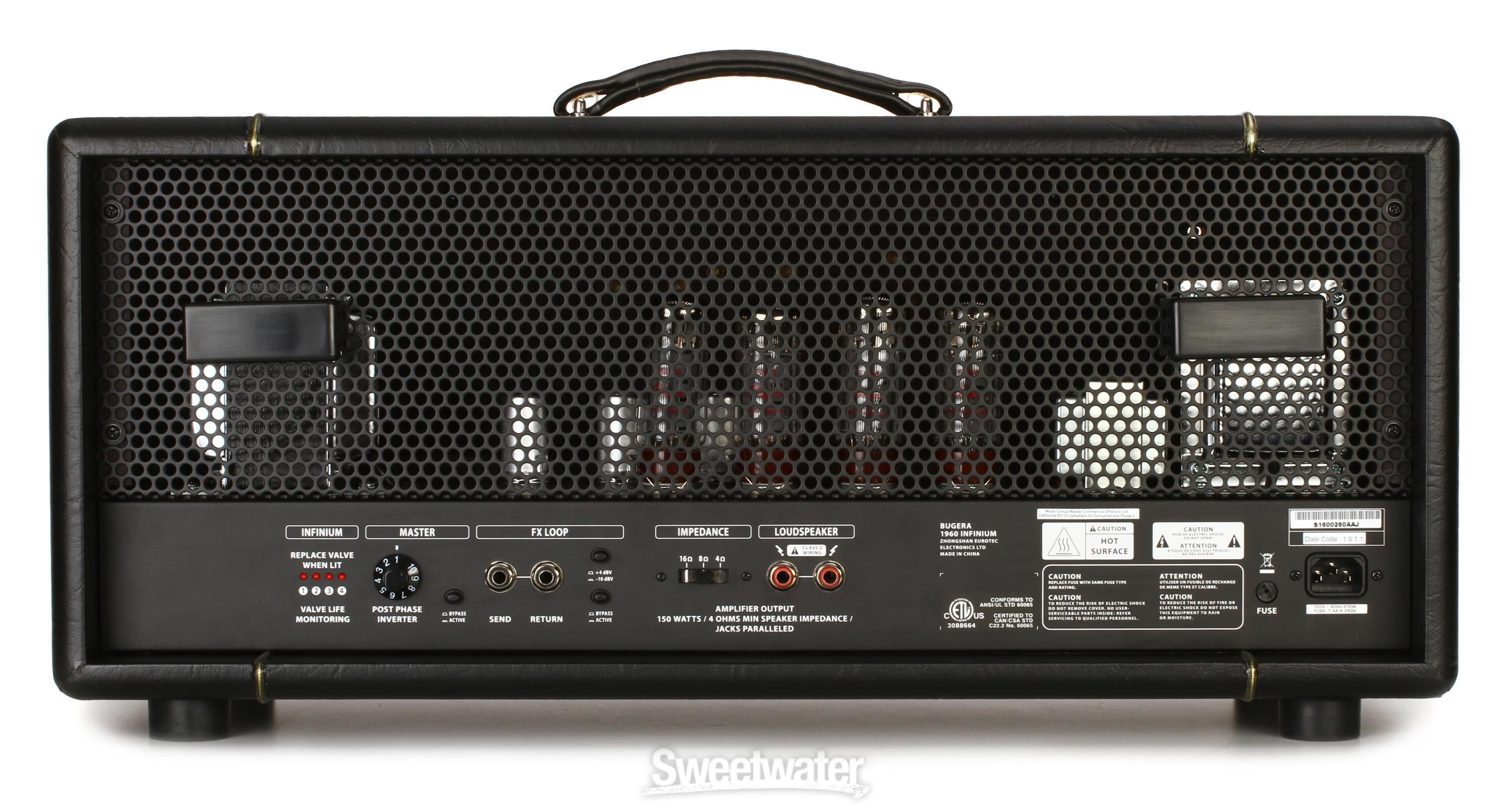 Bugera 1960 Infinium 150-watt Tube Head Reviews | Sweetwater