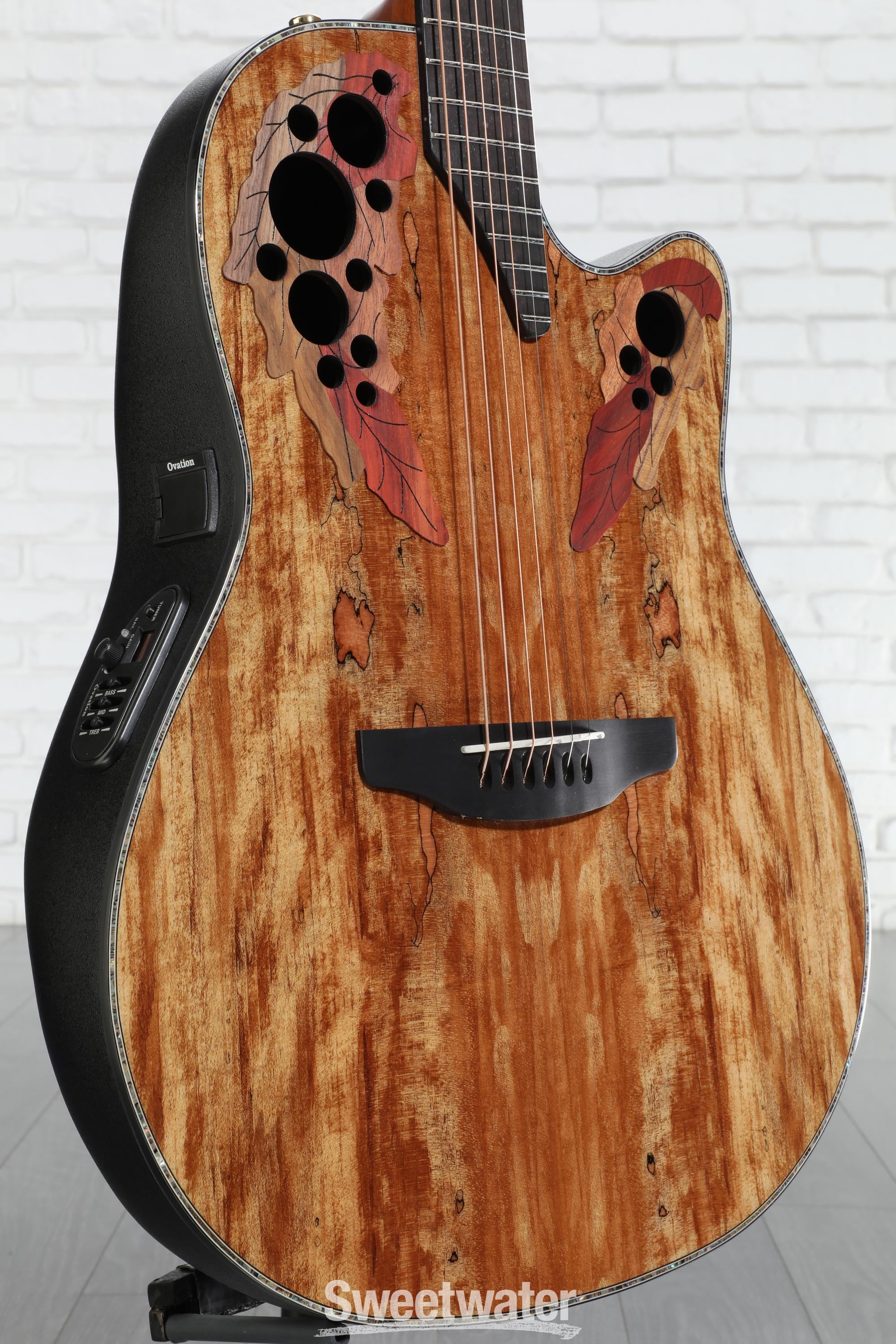 Ovation Celebrity Elite Plus CE44P-SM Mid-Depth Acoustic-Electric