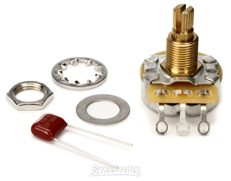 Fender Dual 500K/250K Split Shaft Potentiometer