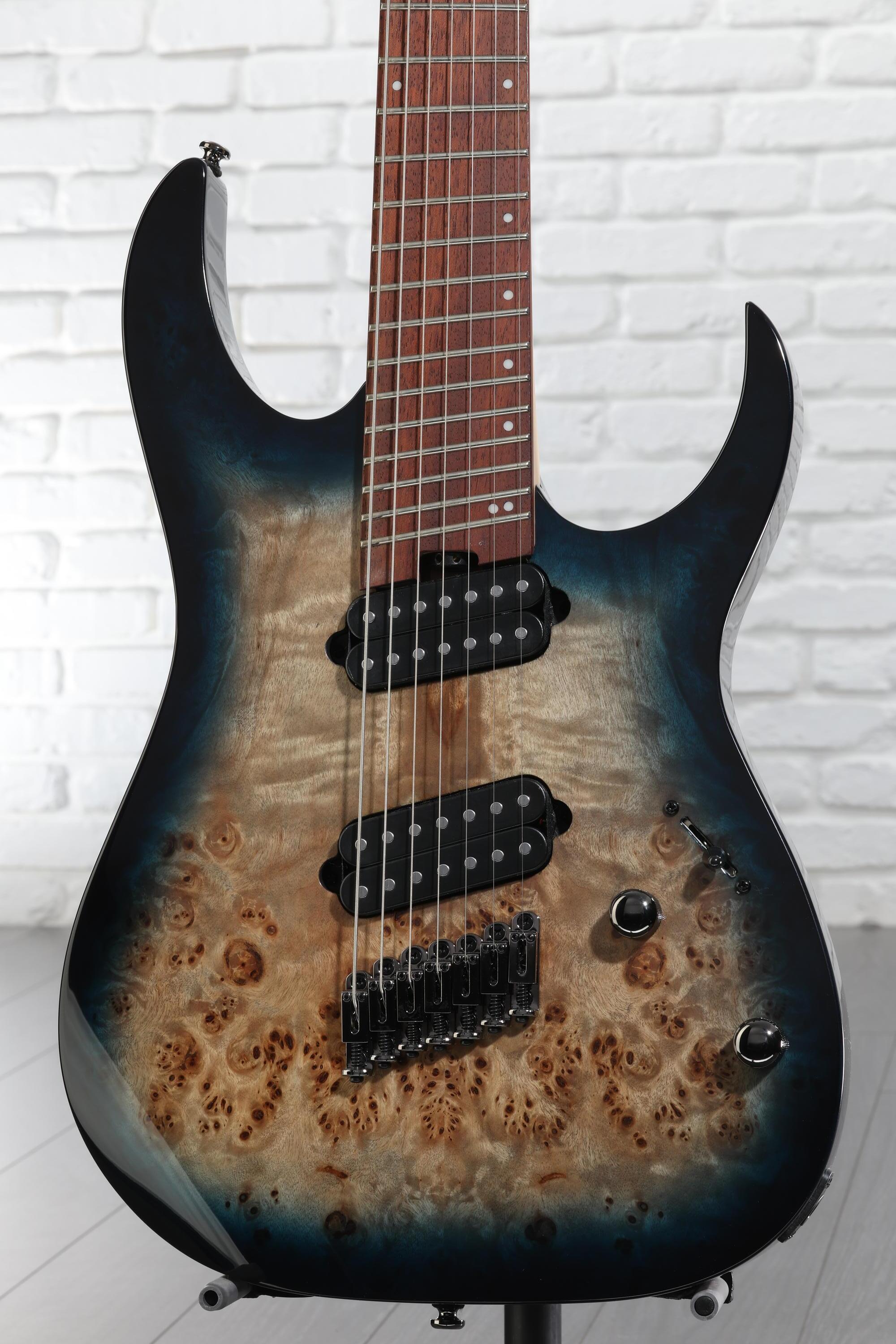 Ibanez RGMS7 7-string Electric Guitar - Cosmic Blue Starburst
