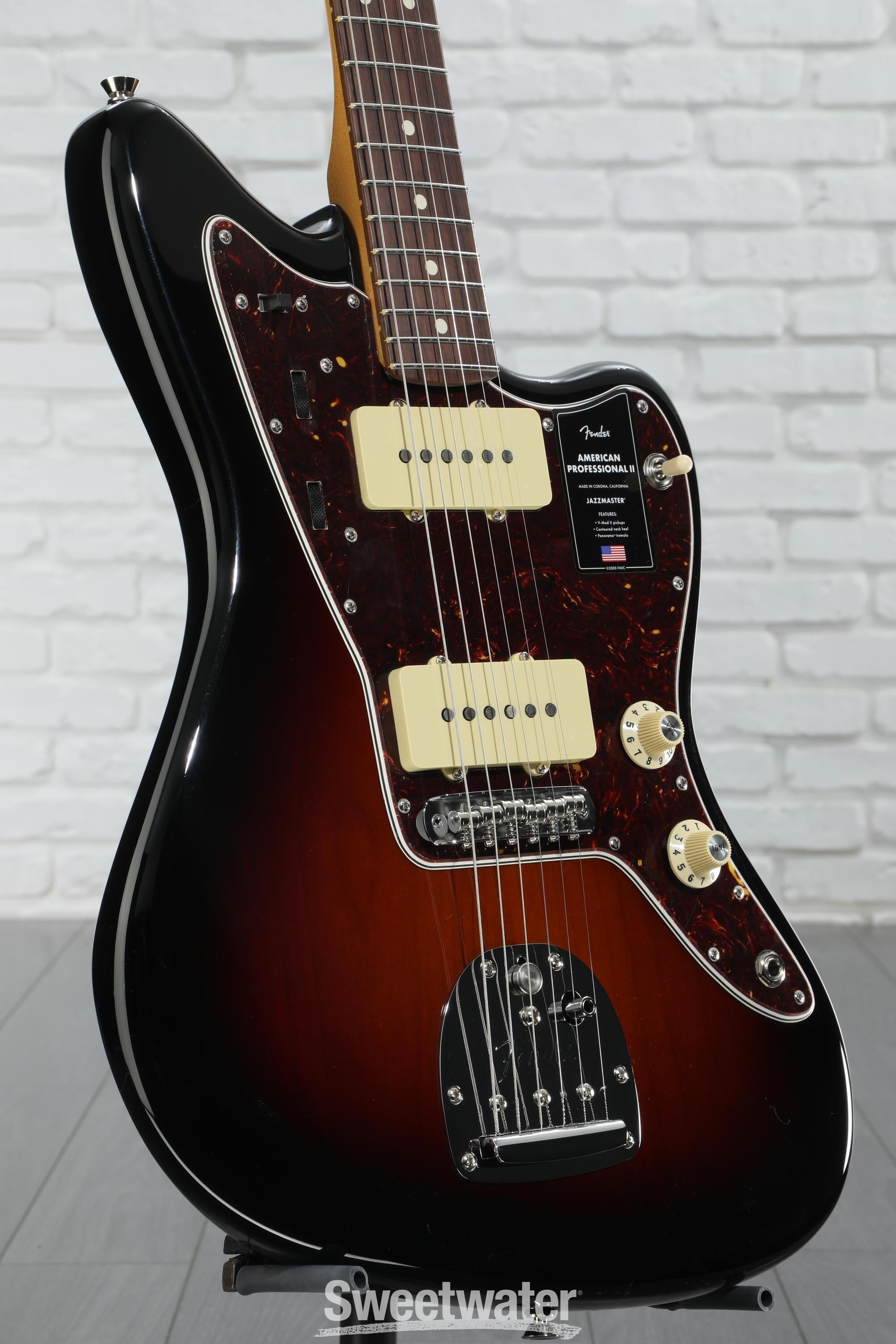 ギター Fender AmericanProfessional 2 Jazzmaster Amazon.com: Fender American Professional II Jazzmaster - 3-Color