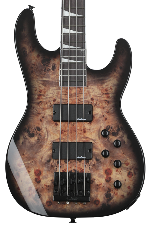 Jackson JS Series Concert Bass CB JS3P Bass Guitar - Transparent Black Burst