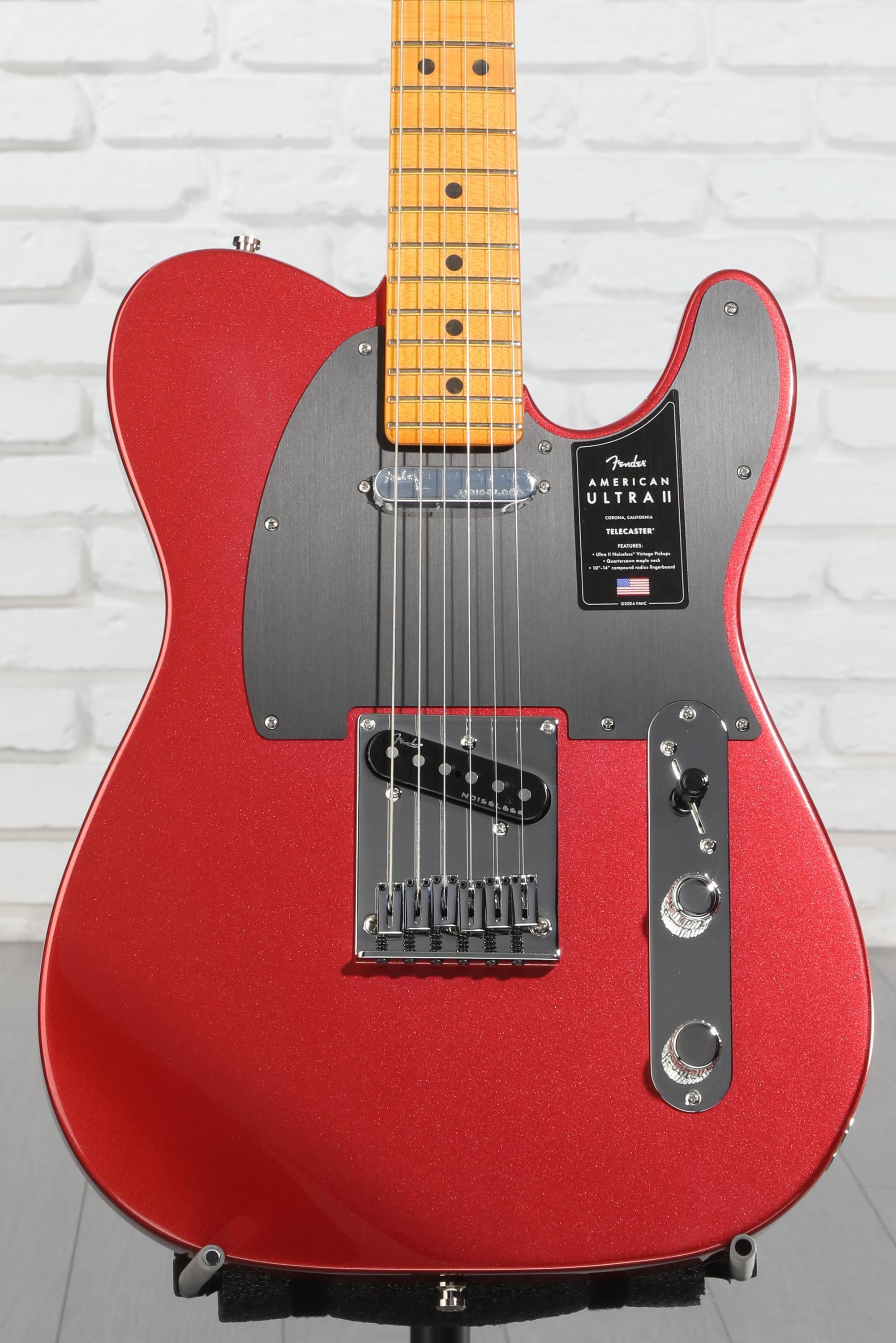 Fender American Ultra II Telecaster Electric Guitar - Sinister Red