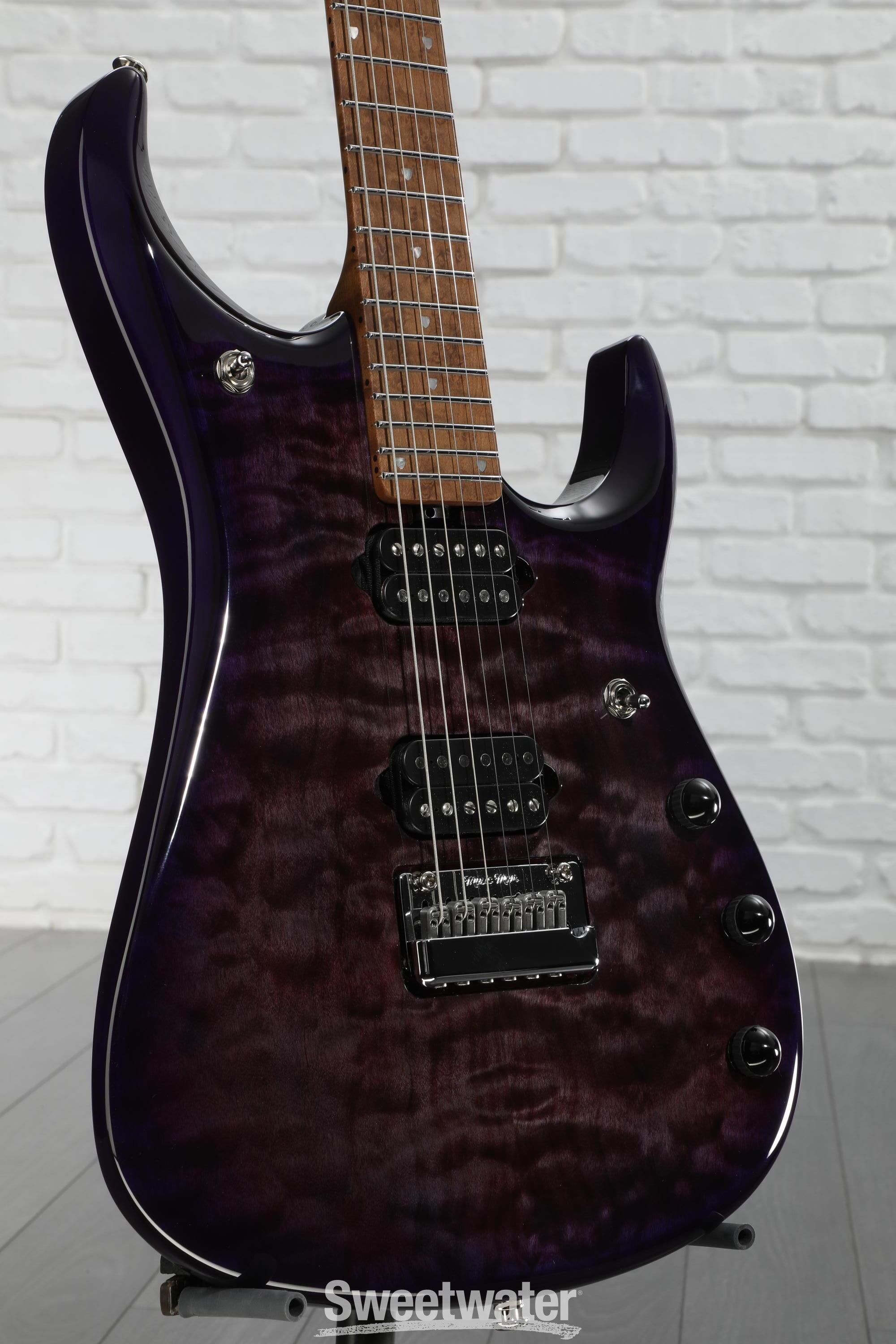 Ernie Ball Music Man JP15 Electric Guitar - Purple Nebula Quilt