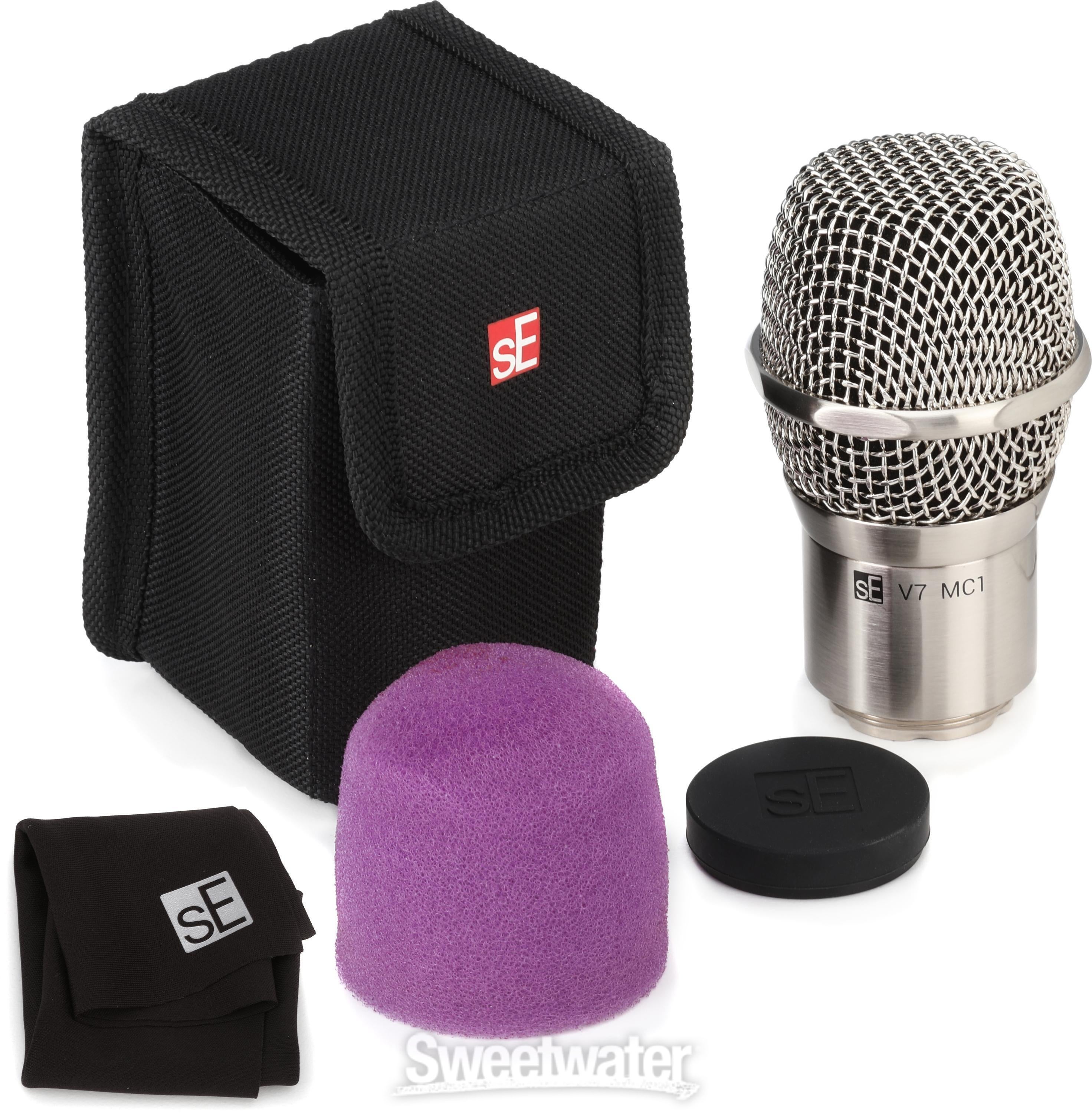 sE Electronics V7 MC1 Capsule for Shure Wireless - Brushed Nickel