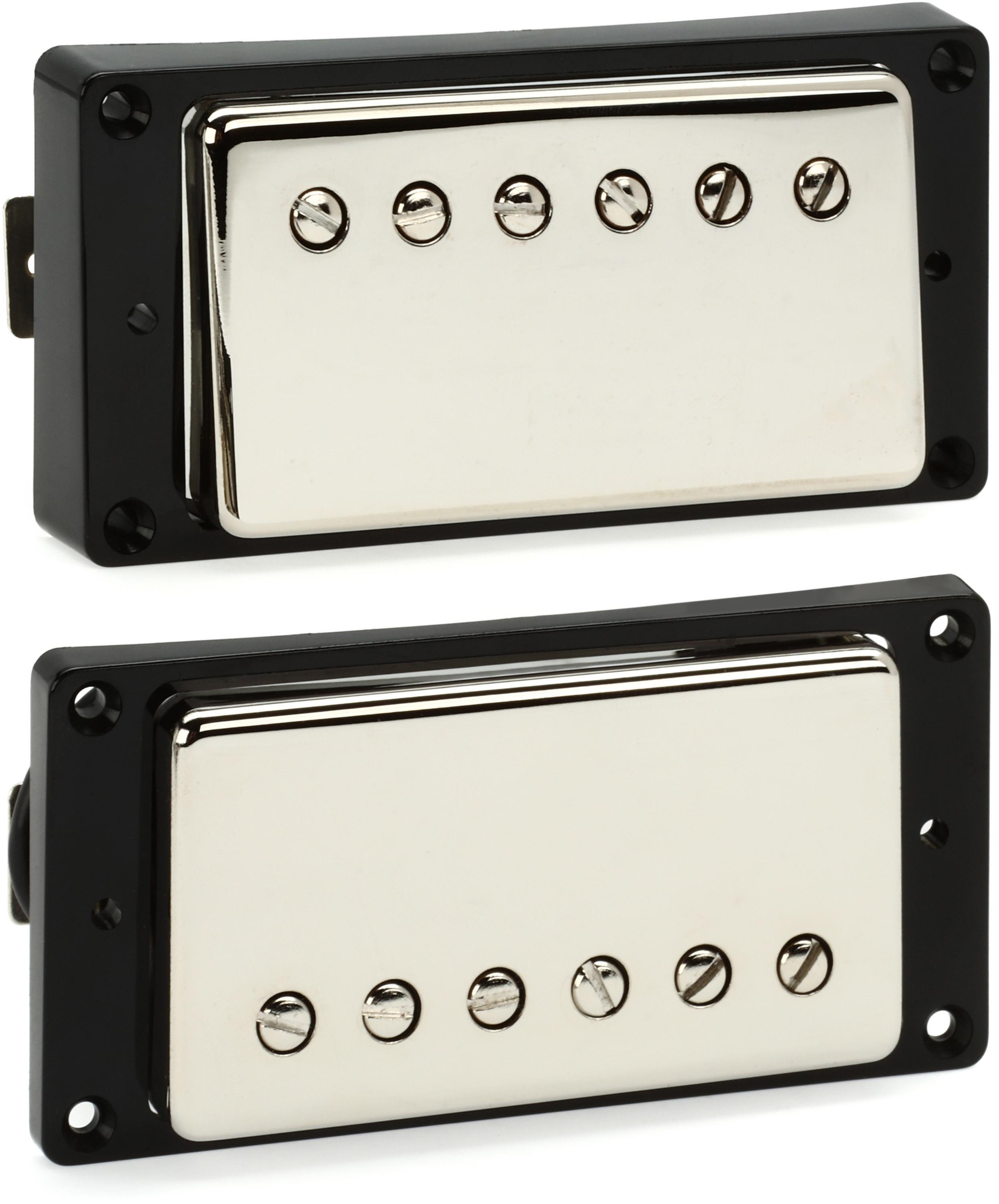 Seymour Duncan Custom Shop Antiquity 4-conductor Humbucker 2-piece Pickup  Set - Non-aged Nickel Covers