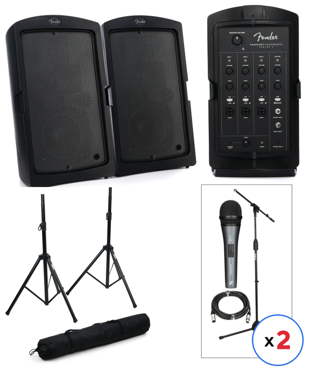 Passport Deluxe Portable Fender Pa System Fender PD250 Passport