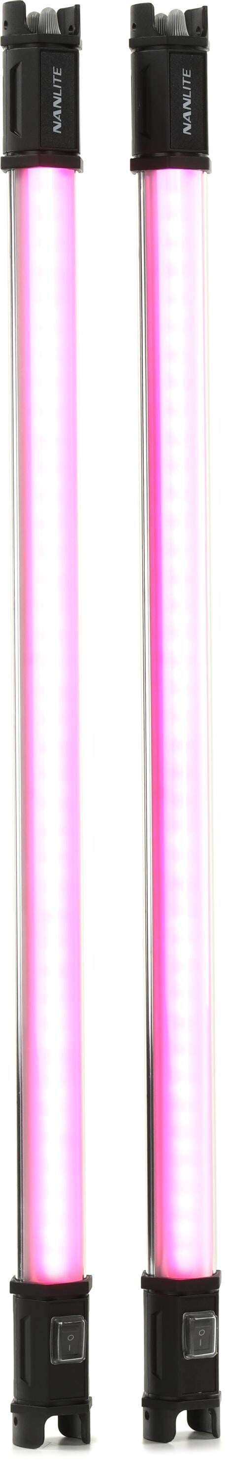 Nanlite PavoTube 15C 2-foot RGBWW LED Tube 2 Light Kit