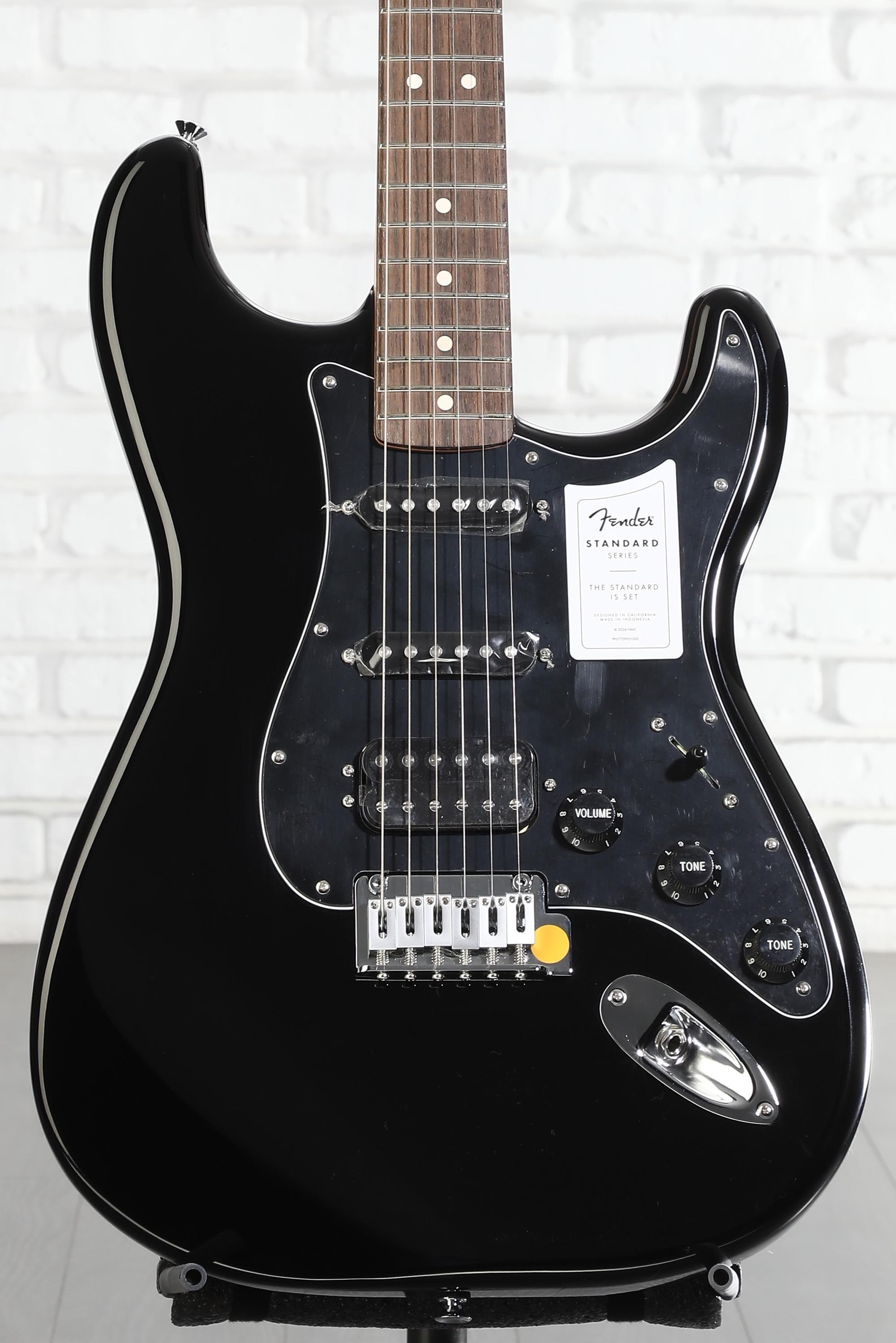 Fender Standard Stratocaster HSS Electric Guitar - Black | Sweetwater