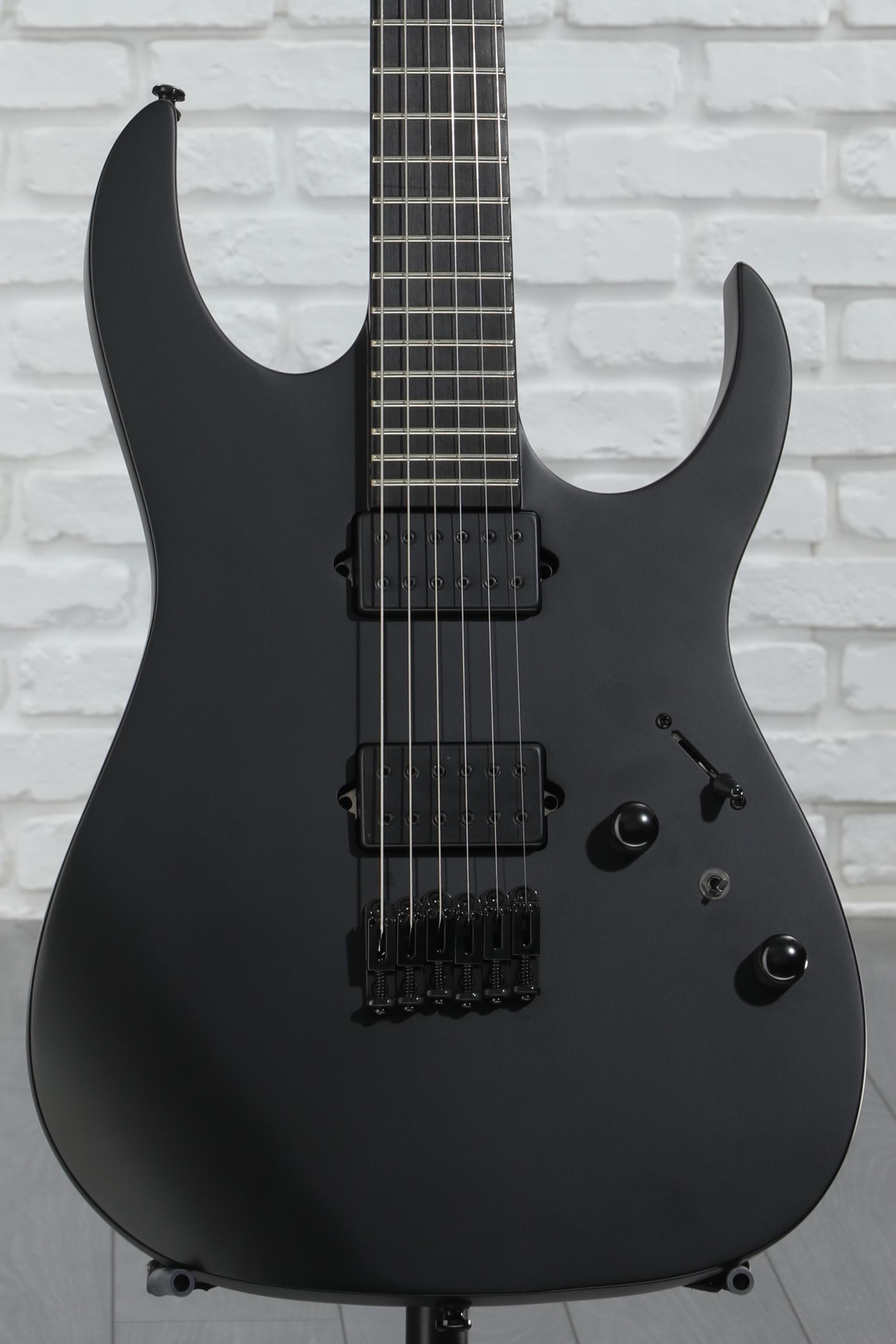 ギター Ibanez Iron Label RGIXL7 Black Flat Ibanez RGIXL7 Iron Label 7-String Electric Guitar Black