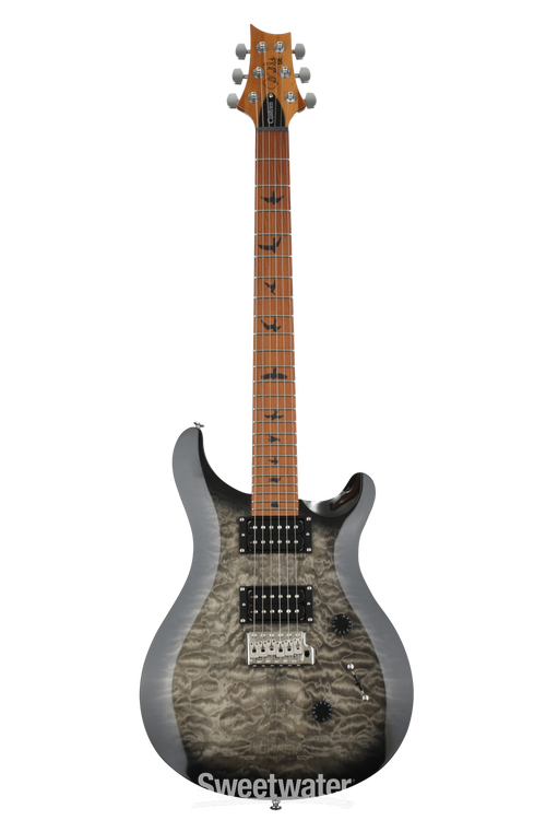 PRS SE Custom 24 Limited Edition - Charcoal Burst with Roasted