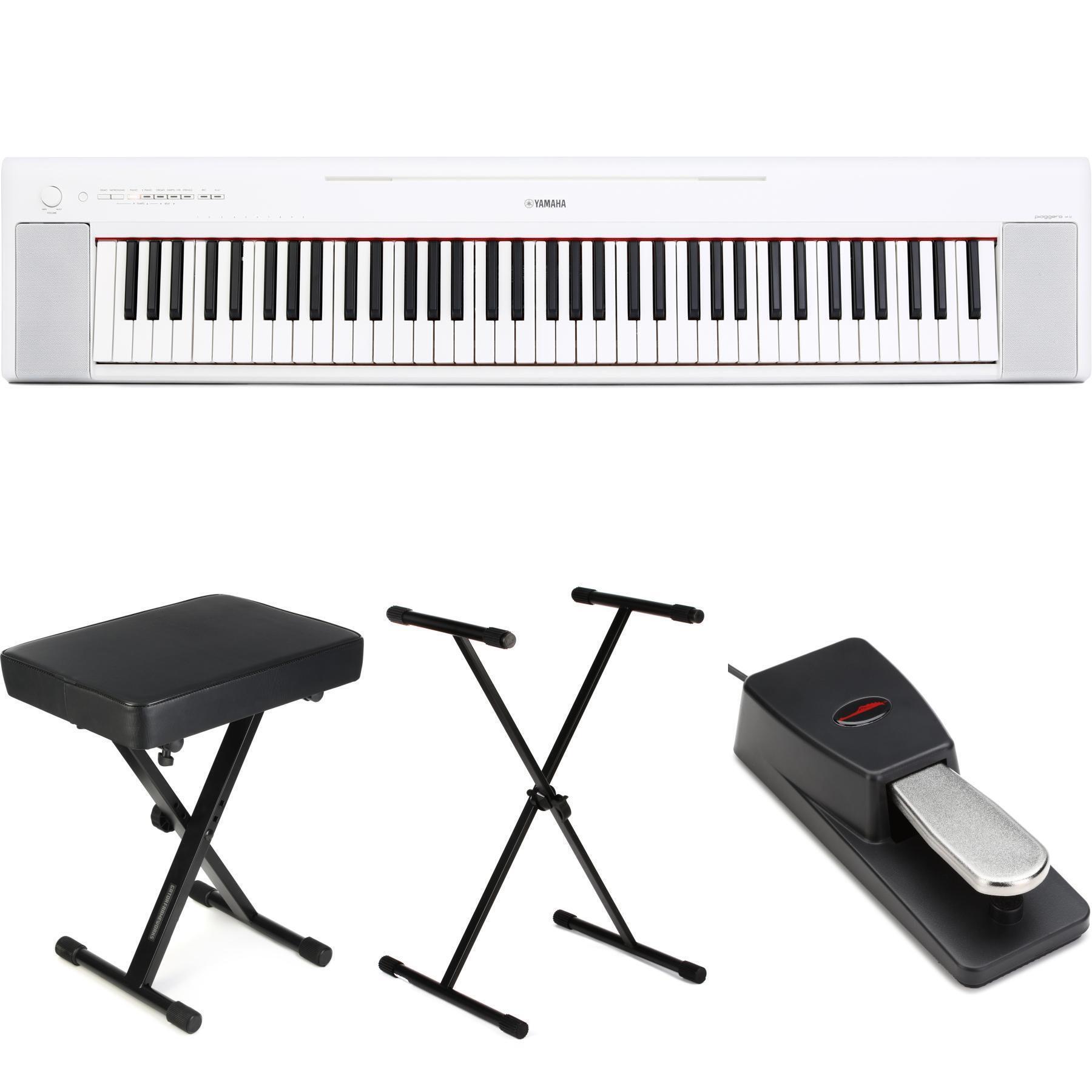 Yamaha Piaggero NP-35 76-key Portable Piano - White | Sweetwater