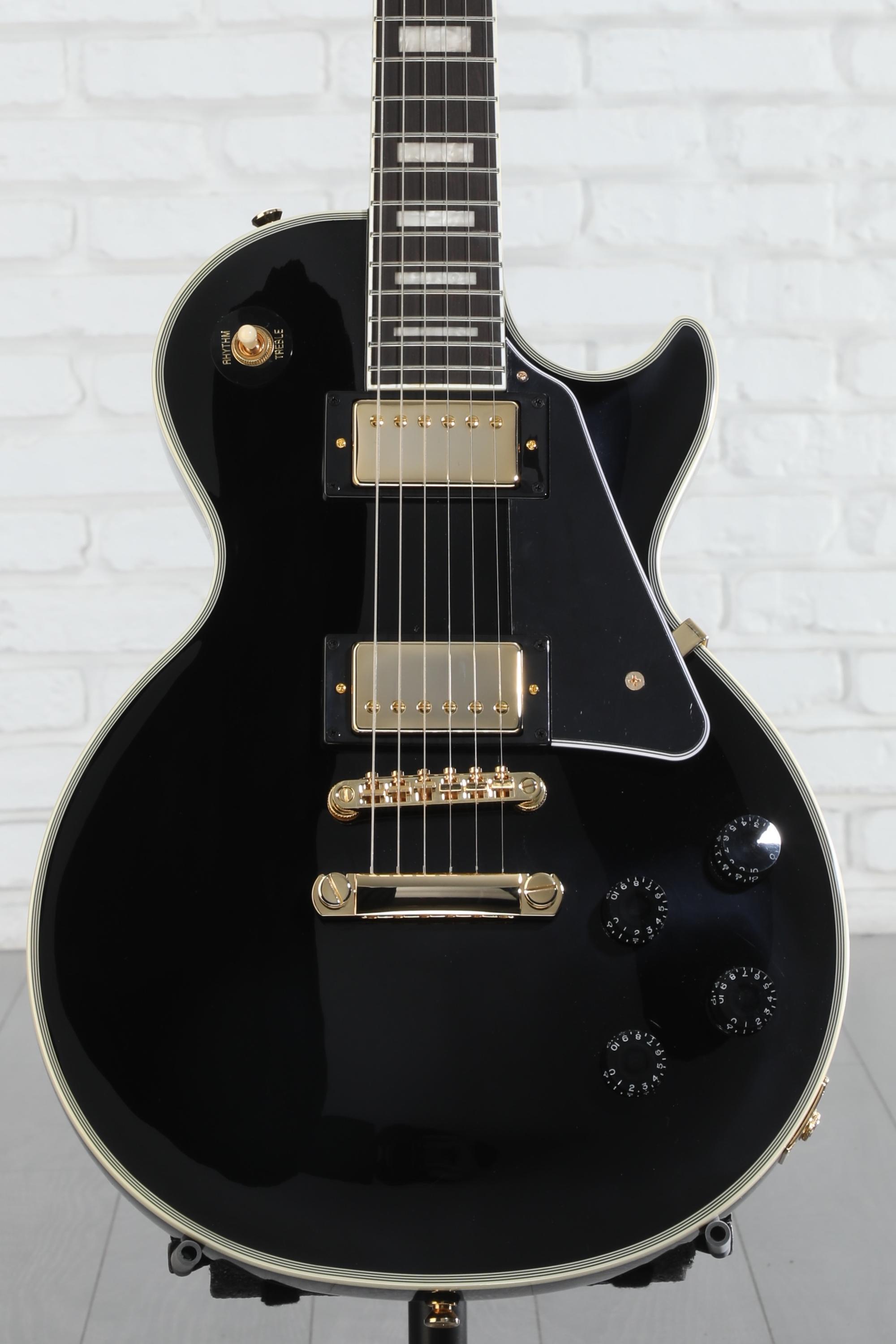 Epiphone Les Paul Custom Electric Guitar - Ebony | Sweetwater