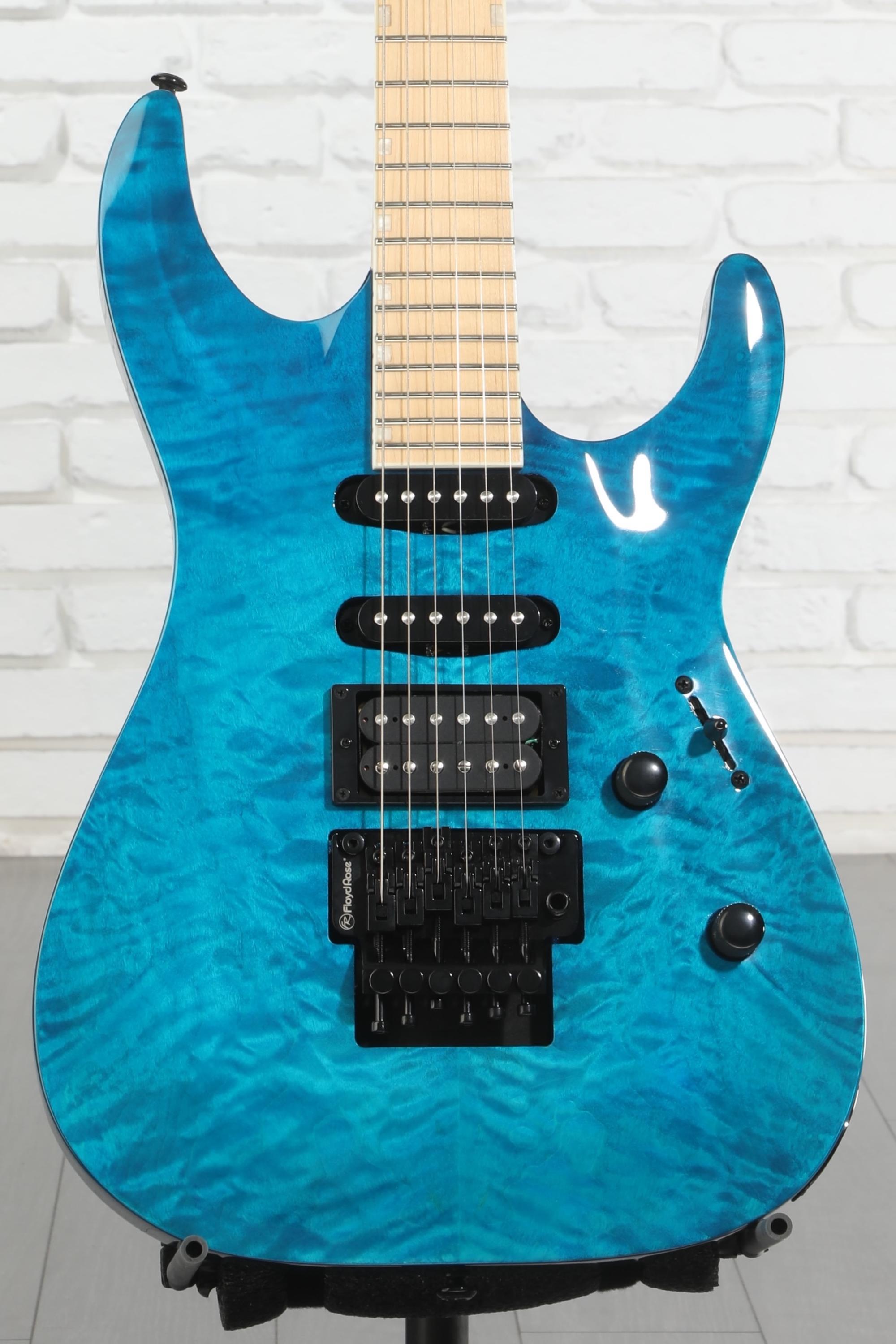 ESP LTD MH-203QM - See Thru Blue | Sweetwater