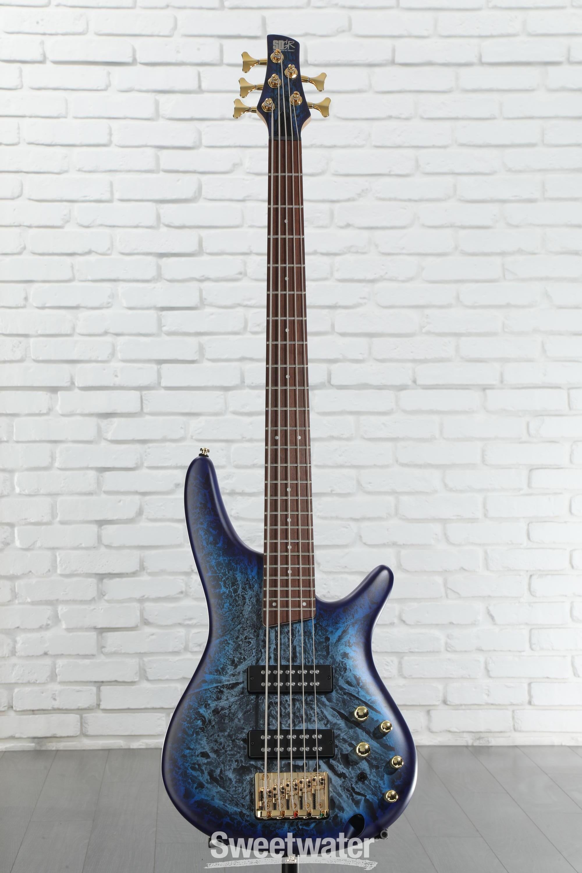 Ibanez SR305EDX 5-string Bass Guitar - Cosmic Blue Frozen
