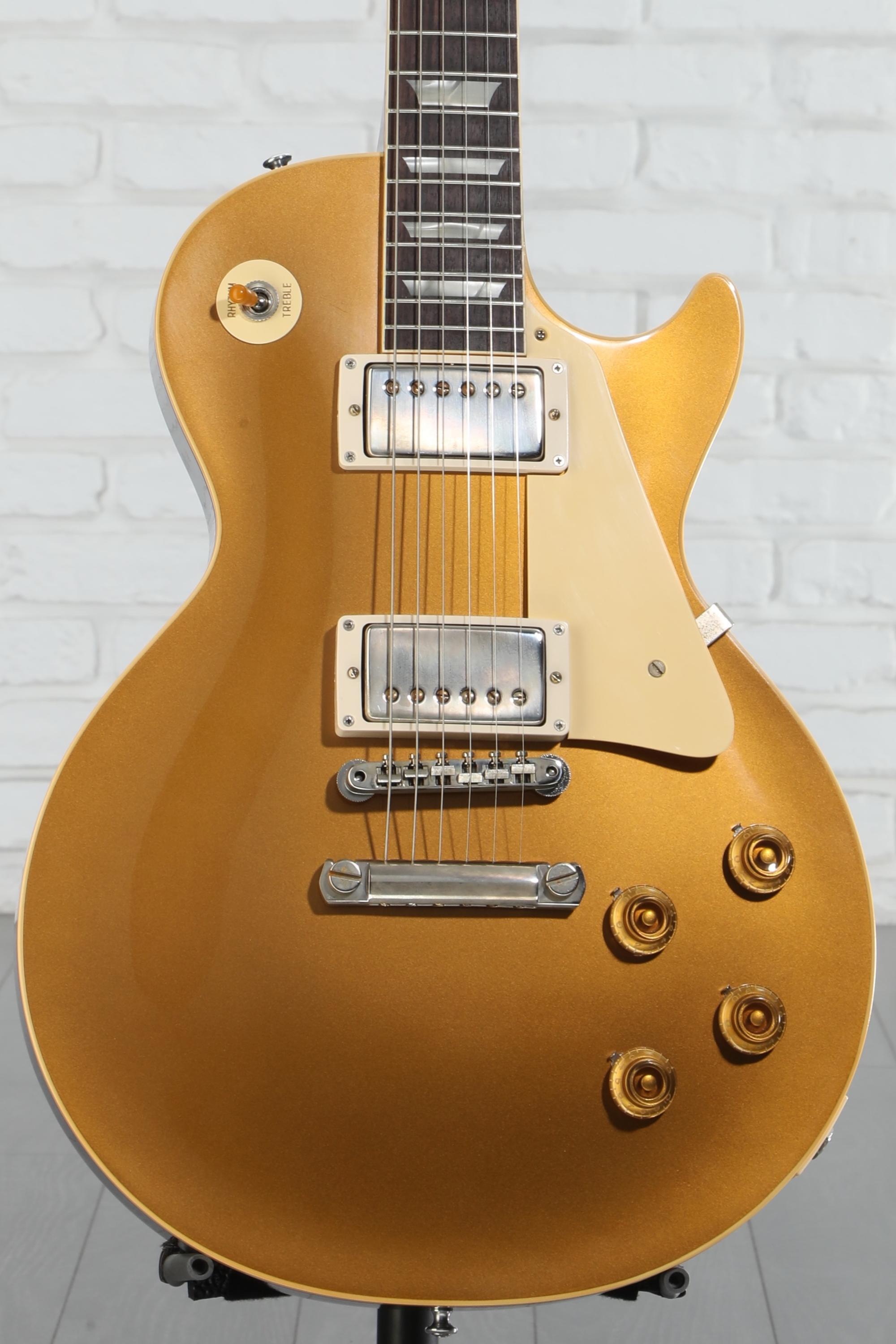 ギター Gibson Custom Shop 1957 Les Paul Goldtop Gibson Custom Shop 1957 Les Paul Goldtop Ultra Light Aged, Double