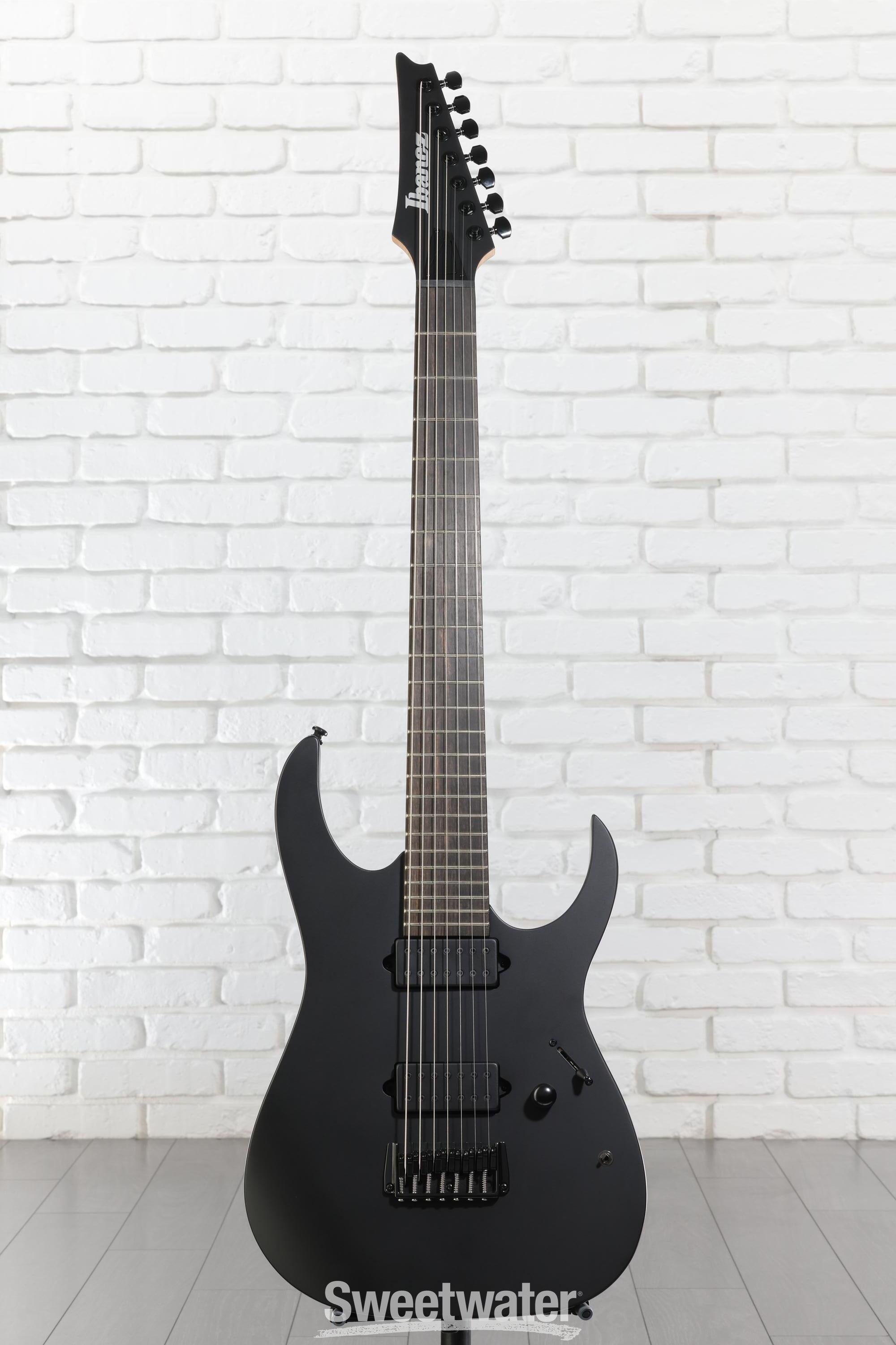 Ibanez Iron Label RGIXL7 - Black Flat | Sweetwater