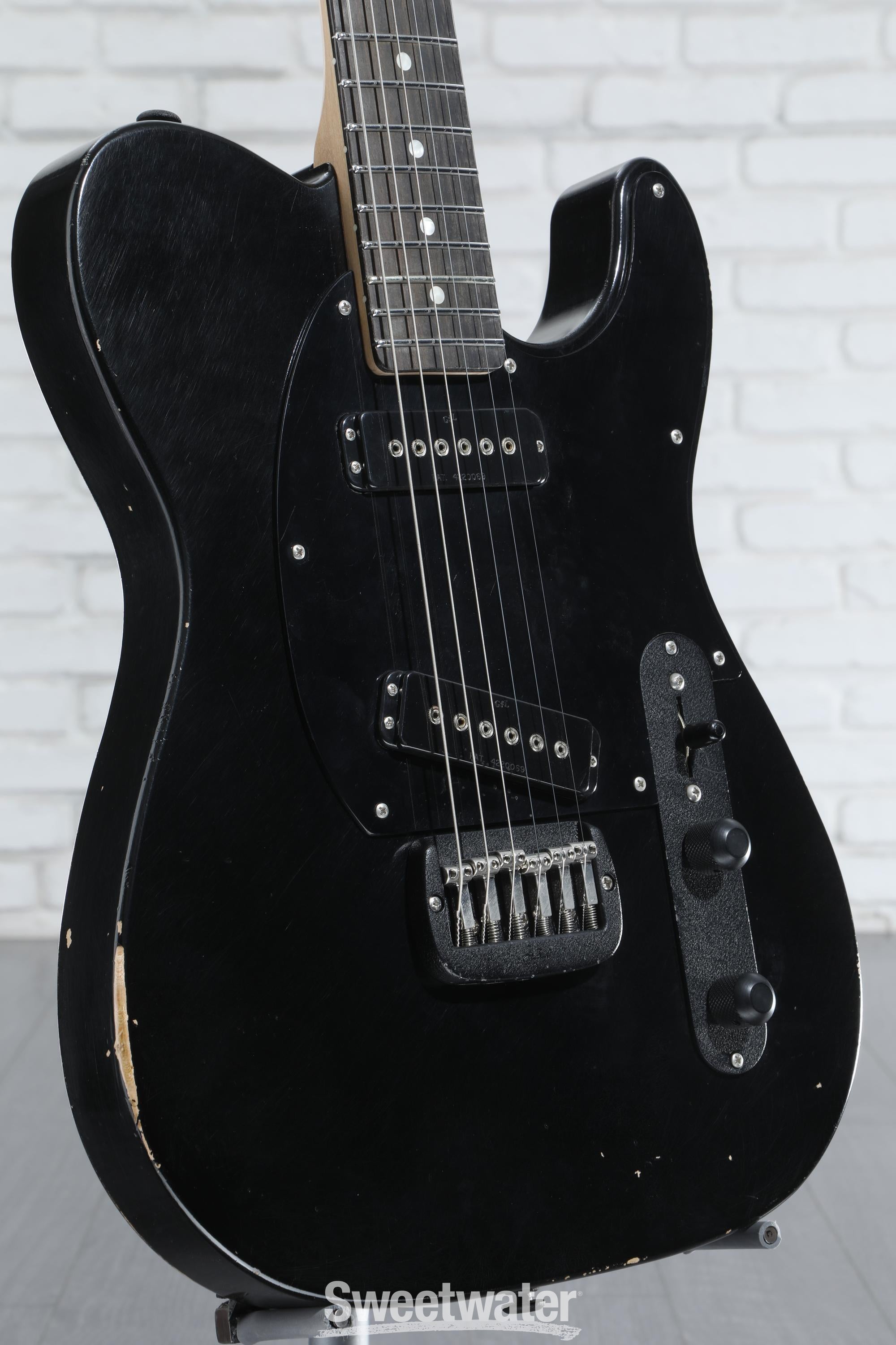 G&L Custom Shop ASAT Special Electric Guitar - Jet Black