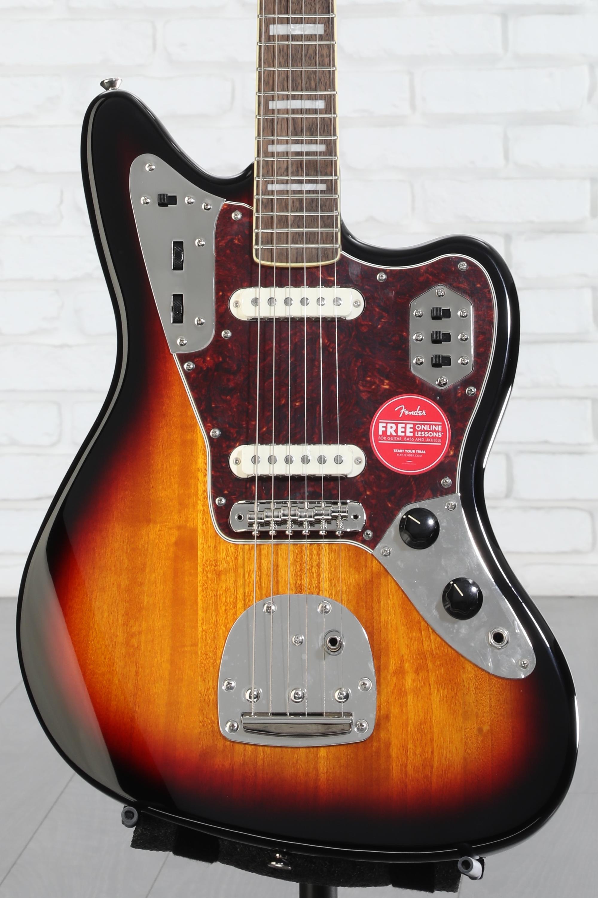 Squier　classic vibe 70's jaguar ジャガー Amazon.com: Squier Classic Vibe 70s Jaguar Electric Guitar