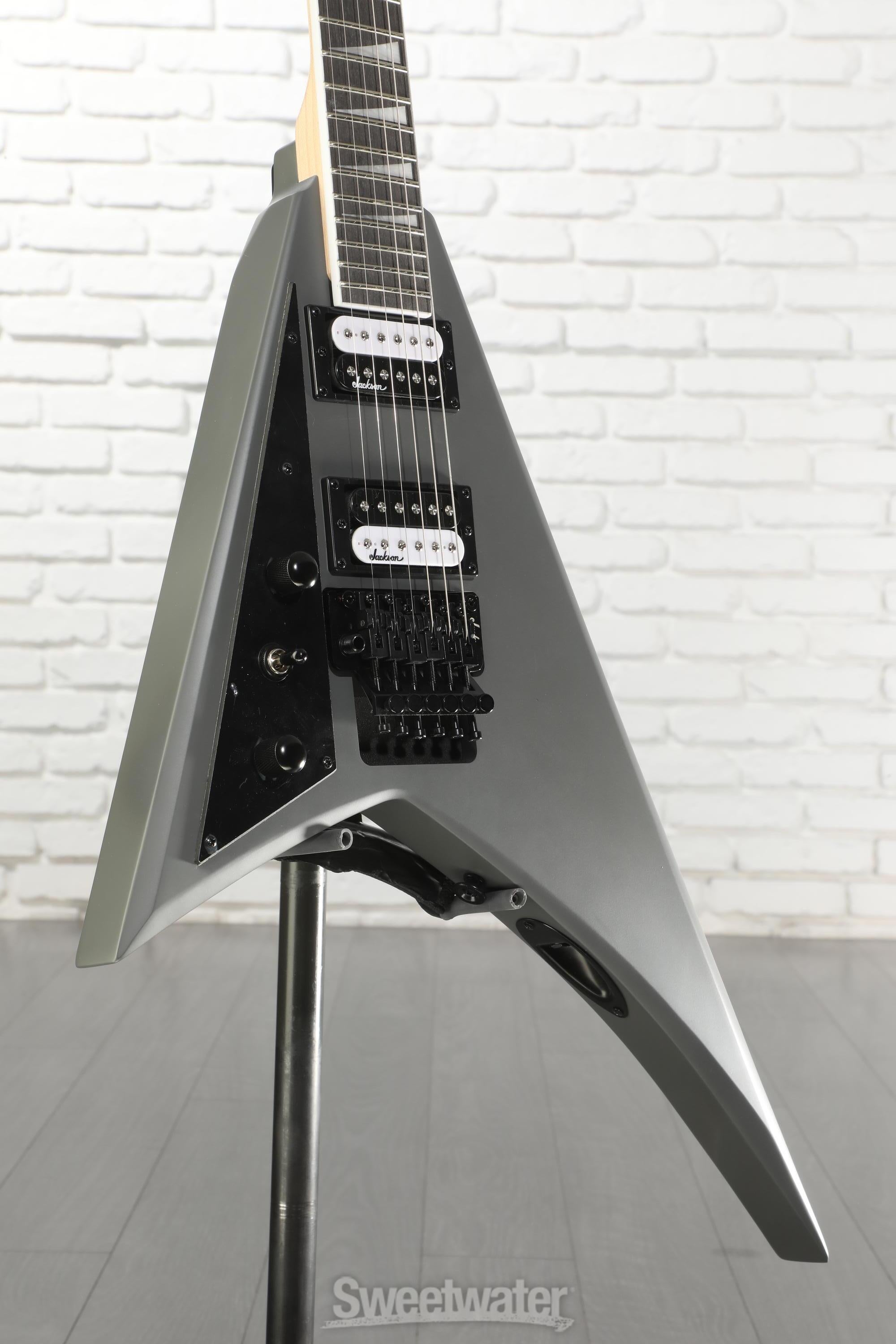 Photo of Jackson Rhoads JS32 Left-handed Electric Guitar - Satin Gray