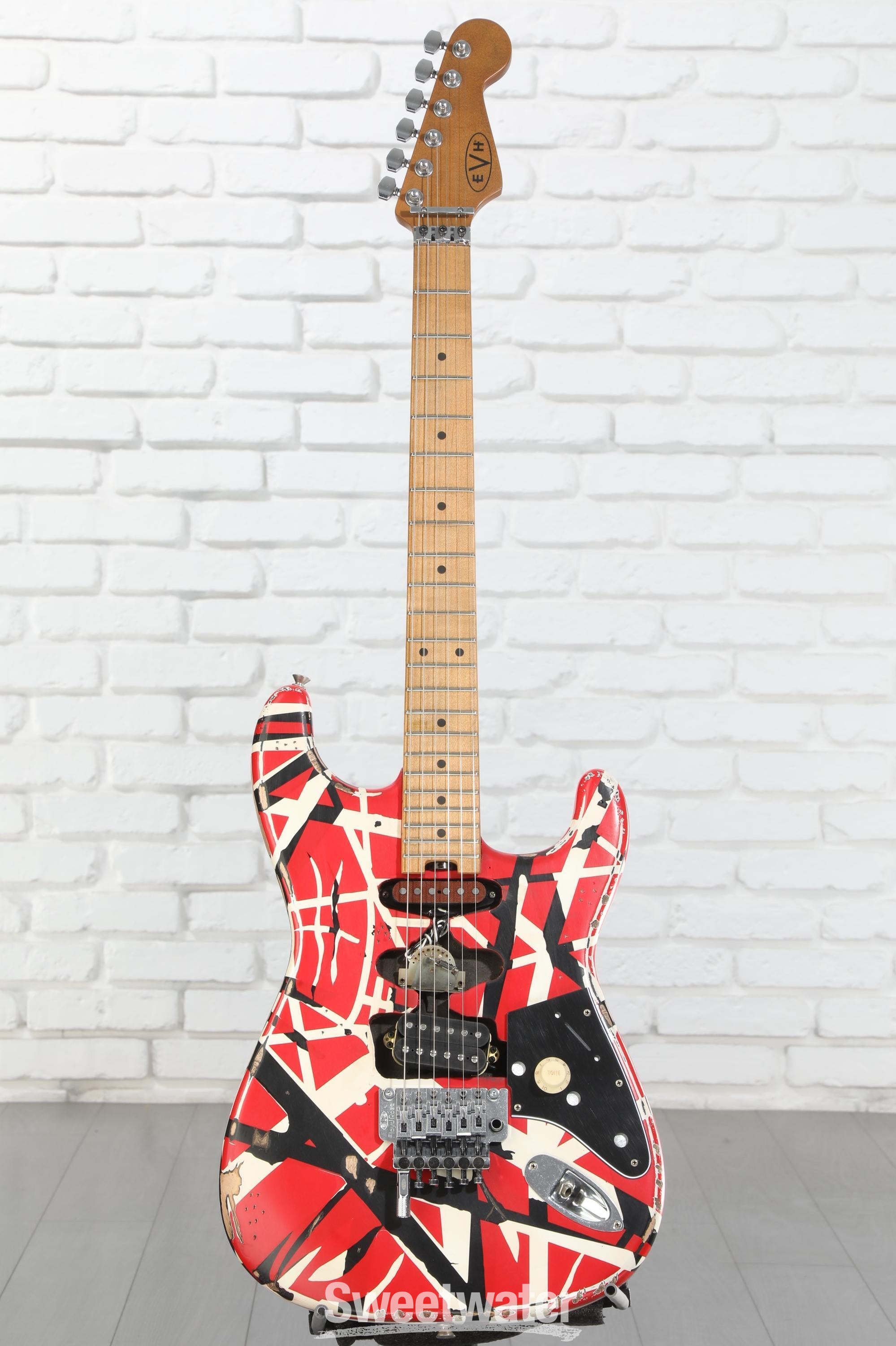 ギター EVH Frankie Frankenstein Strat :: Striped Series Frankenstein™ Frankie, Maple