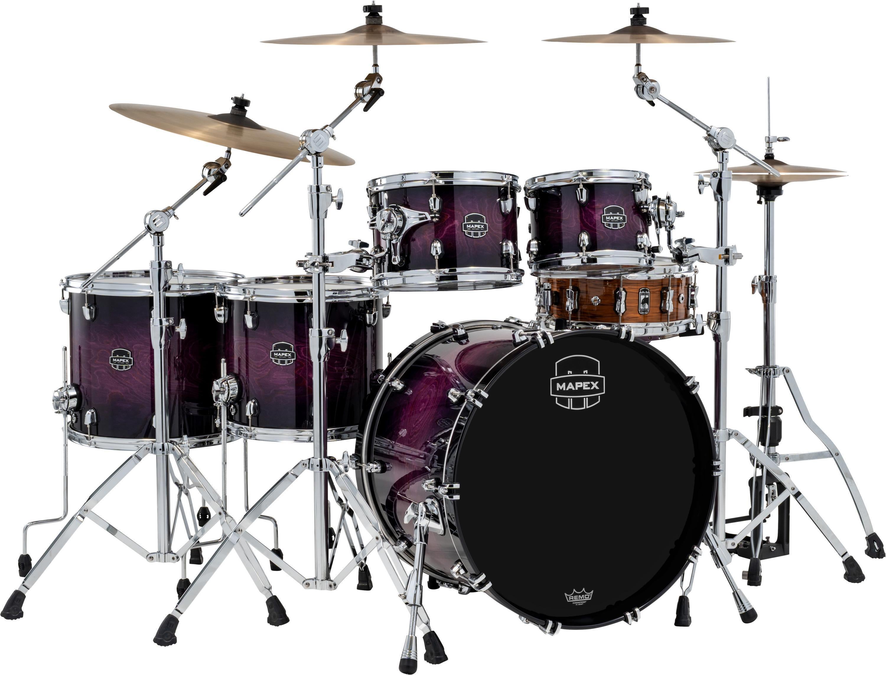 Mapex Saturn VI Studioease 5-piece Shell Pack - Royal Purple Burst