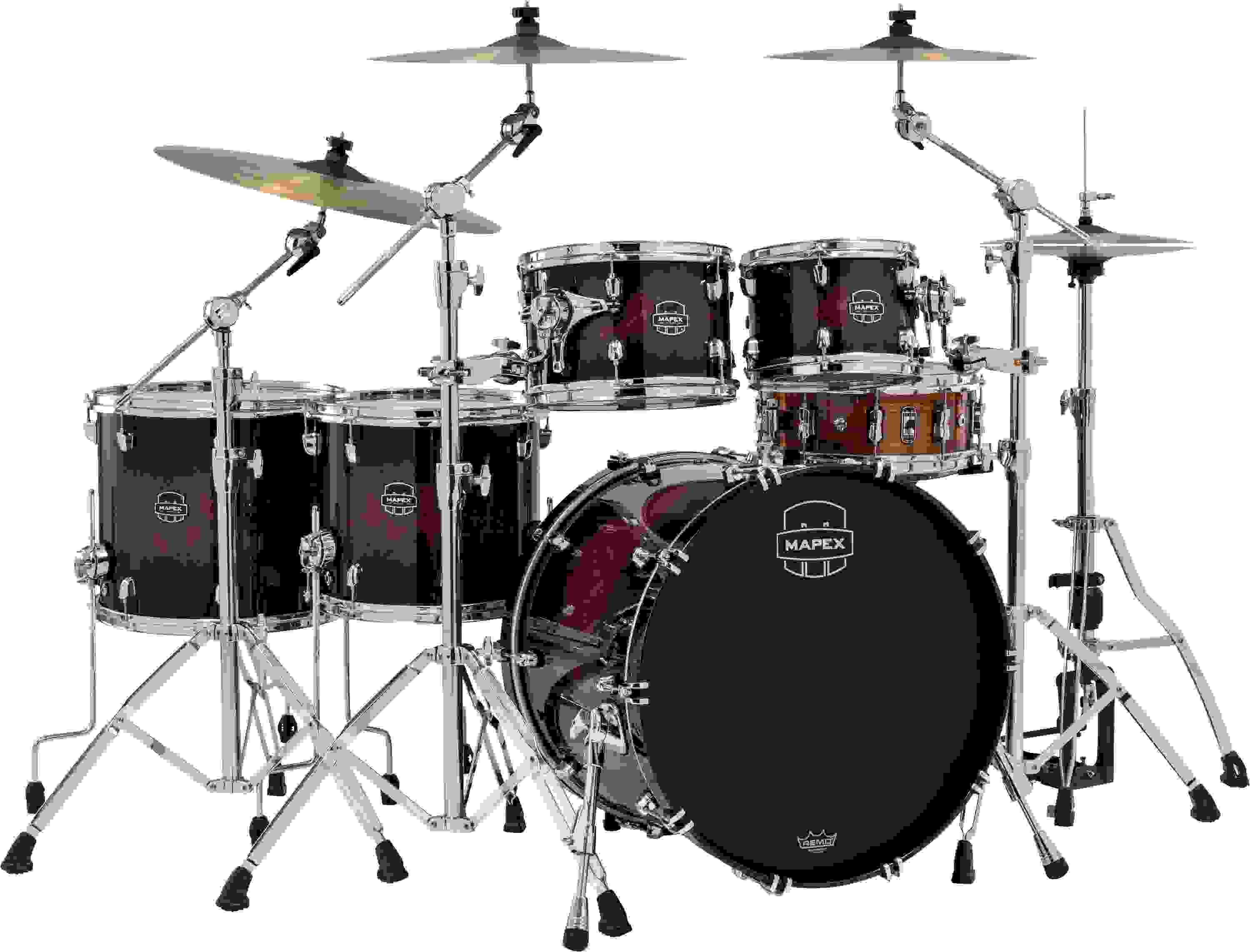 Mapex Saturn VI Studioease 5-piece Shell Pack - Royal Purple Burst
